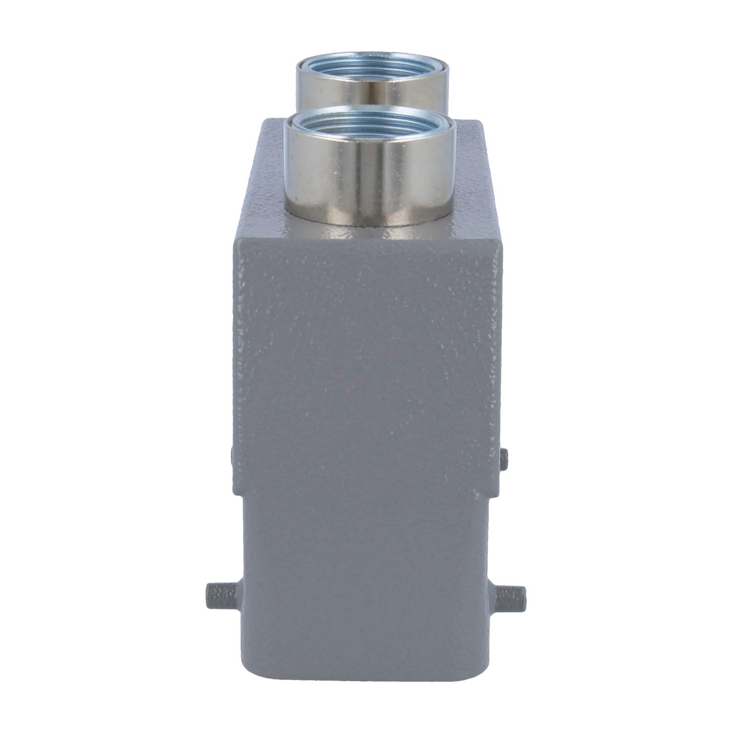 05300240495-2  Han 24B Hood high, 2xM25 straight cable outlet, for 2 levers (on the lower part) Screw connection M25 Clamping range 9.0 mm - 17.0 mm