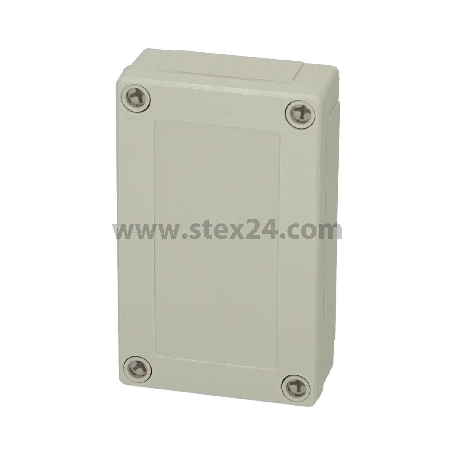 FIBOX Gehäuse mit Dichtung und Deckel, Serie: MNX ohne metrischen Vorprägungen, Werkstoff Gehäuse Polycarbonat (PC) Maße L/B/H 130,0mmx80,0mmx35,0mm