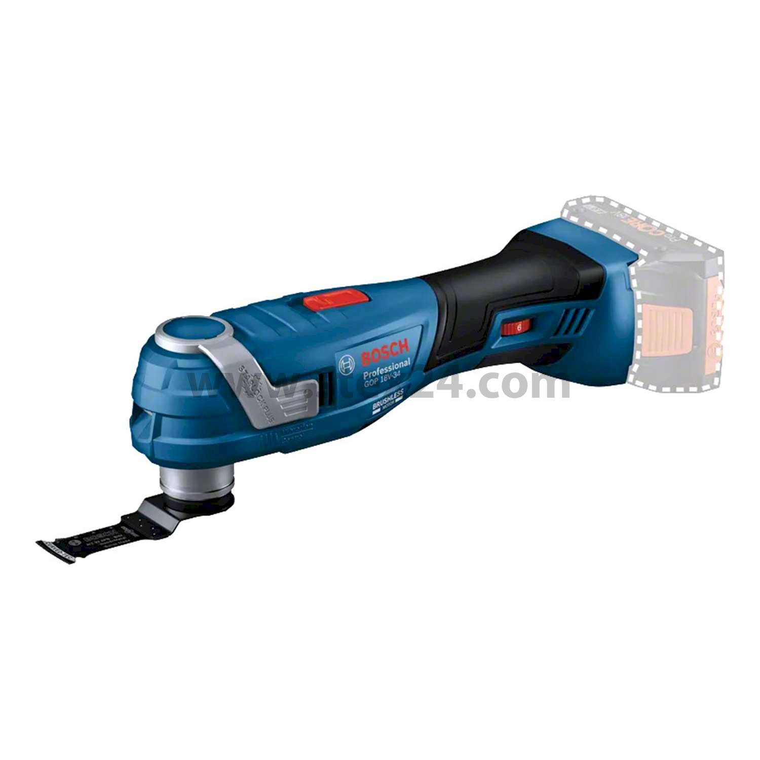 BOSCH Bosch battery multitool, GOP 18V-34 incl. without battery Battery voltage 18V No-load speed 20000 rpm