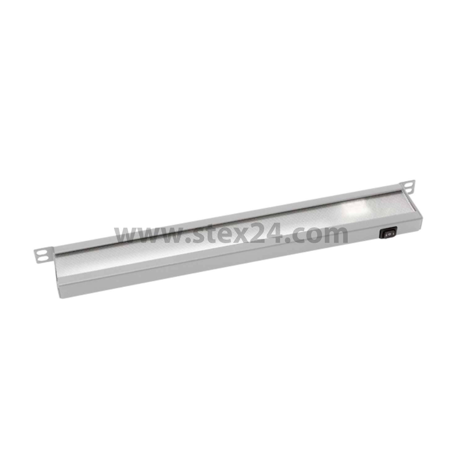 LED Datennetzleuchte für 19 Zoll Schrank, Serie ST-Serie Energieeffizienzklasse F, 10,2W, 1000 lm, 5000 K, CRI: 80 Spannung 220V - 240V, Umschalter (I-O-II)
