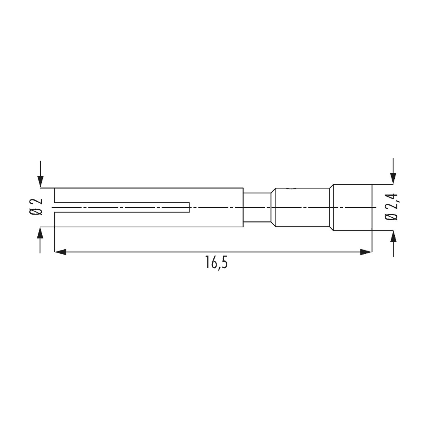 A712-7010901522 Hummel M12 Power Crimp Contact Contact socket (F) 0.75 mm² gold Material Brass (CuZn)