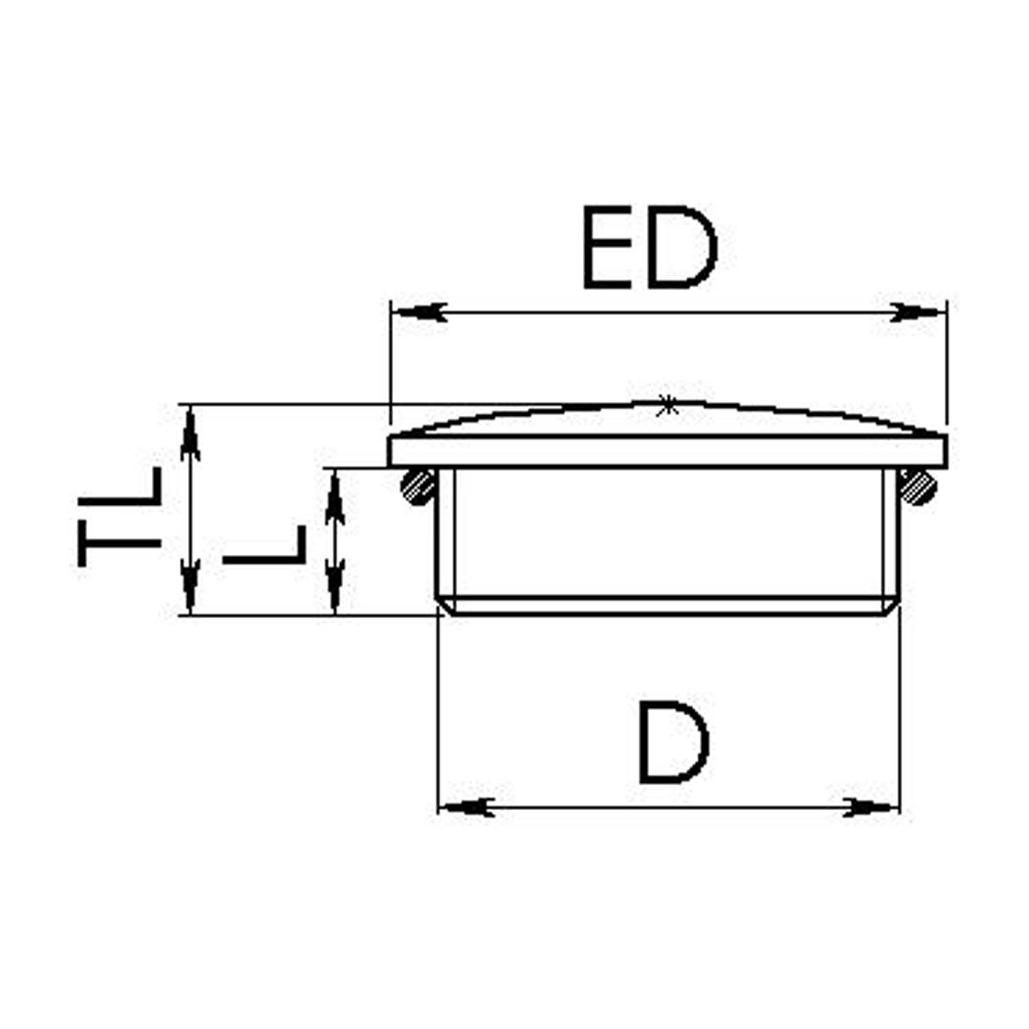 10064652 WISKA Blanking plug M20x1.5 round with cross recess incl. O-ring Polyamide (PA) Thread length 6.0 mm