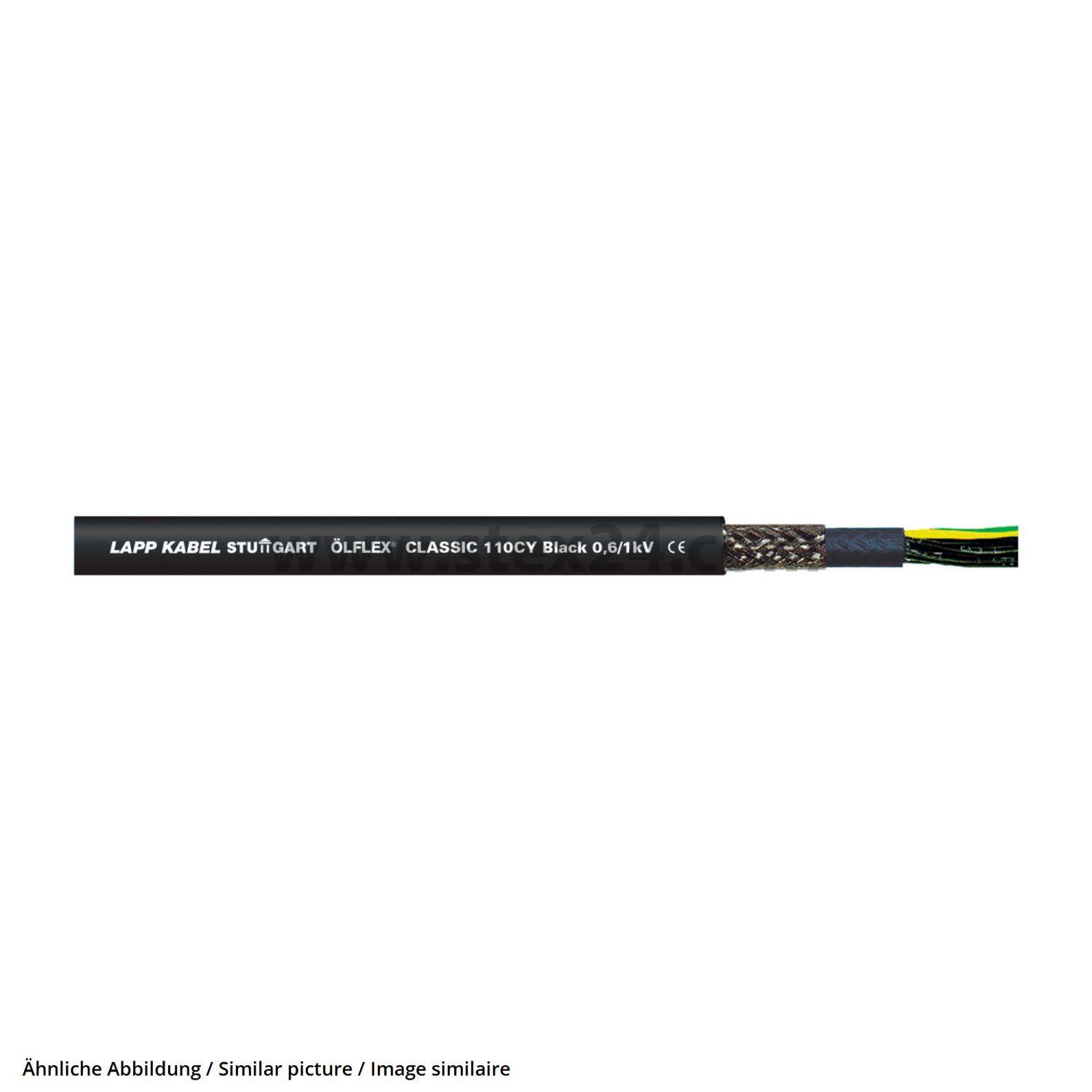 ÖLFLEX CLASSIC 110 CY BK 0.6/1kV 7G1