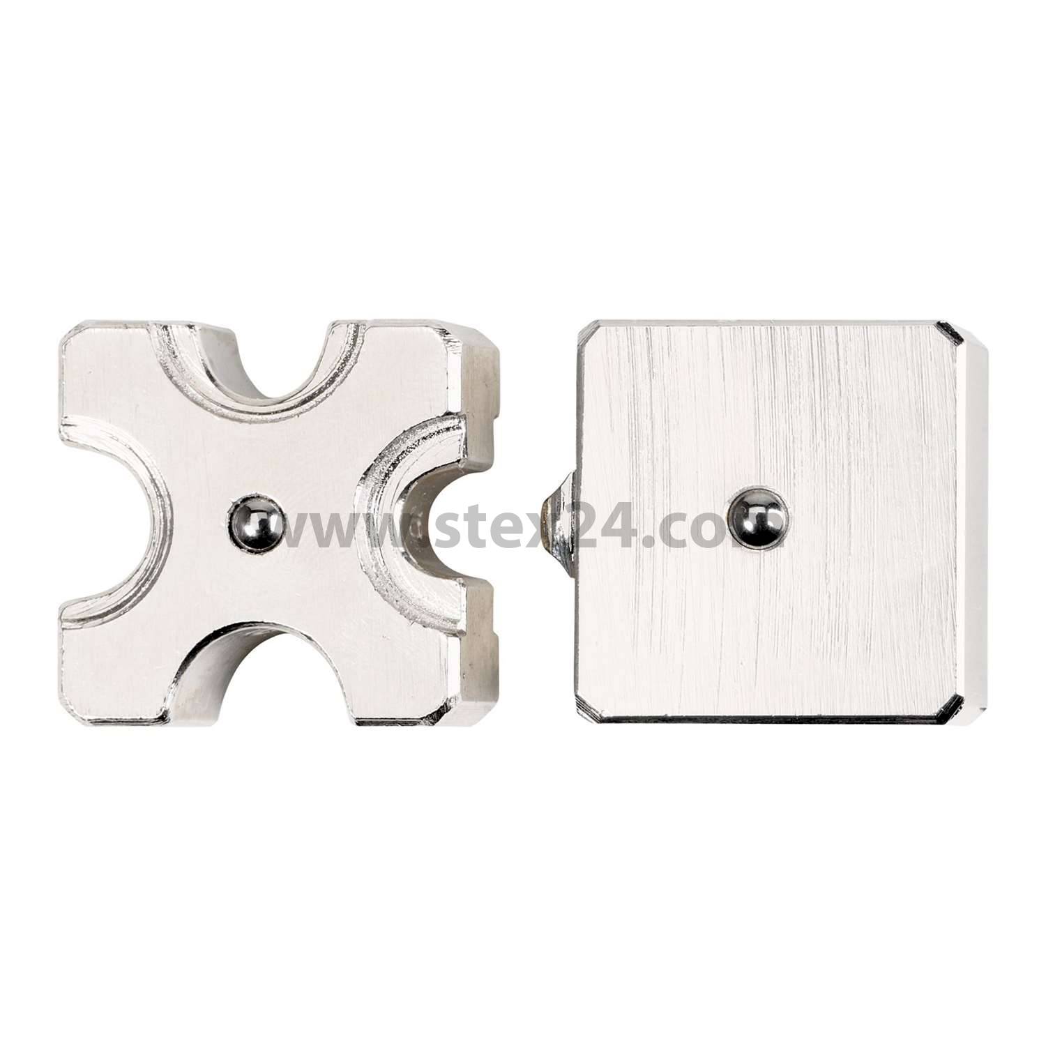 Rennsteig Werkzeuge GmbH Crimp insert, crimp width 7.0mm for Crimp terminals without insulation Cross-section (Cu): 10 mm²/(Al): 10 mm² - (Cu): 35 mm²/(Al): 35 mm²