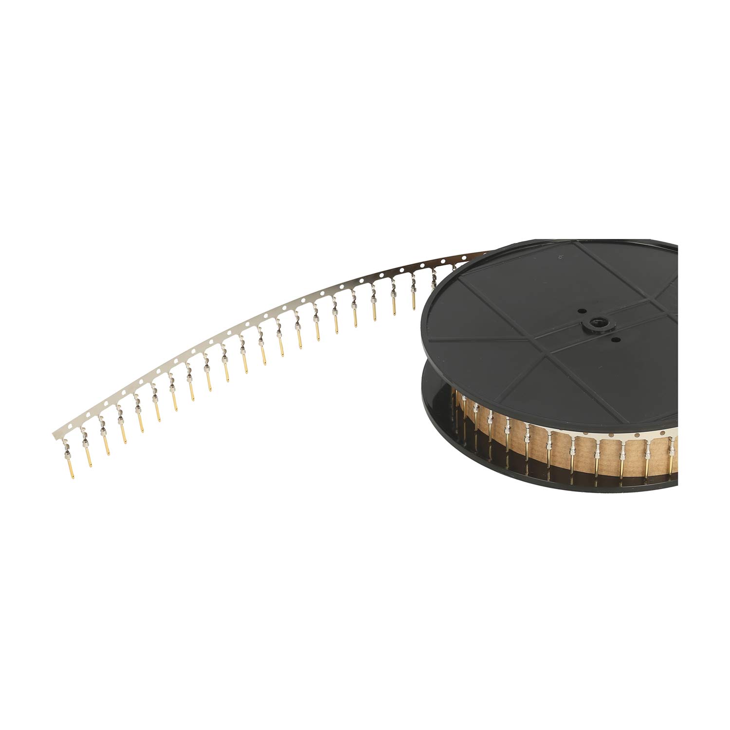 09670007168 Harting D-Sub Contact à rouleau Contact mâle (M) 0,09 mm² - 0,25 mm² AWG28 - AWG24 or/argent, 1 pièce Matériau alliage de cuivre