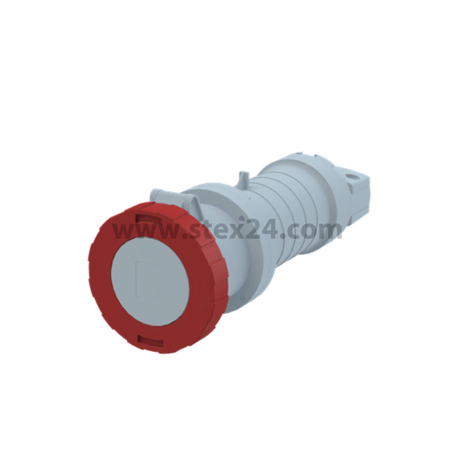 2CMA166906R1000 Amphenol 63 ampères Connecteur de couplage CEE 5 pôles (3P+N+PE) Femelle, Codage 6h rouge 200/346 V jusqu’à 240/415 V Fréquence 50 et 60 Hz