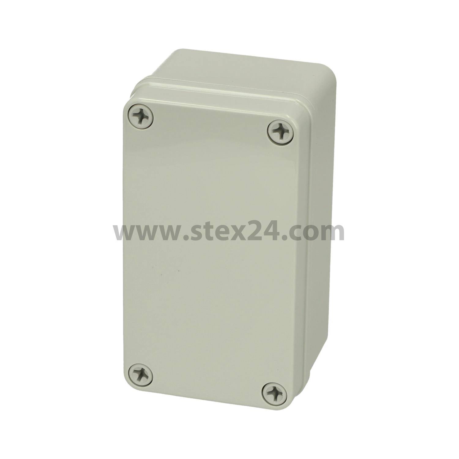 FIBOX Housing with cover and cover seal, Series: PICCOLO without metric embossing, Material Housing Acrylonitrile butadiene styrene (ABS) Dimensions L/W/H 140.0 mmx80.0 mmx65.0 mm