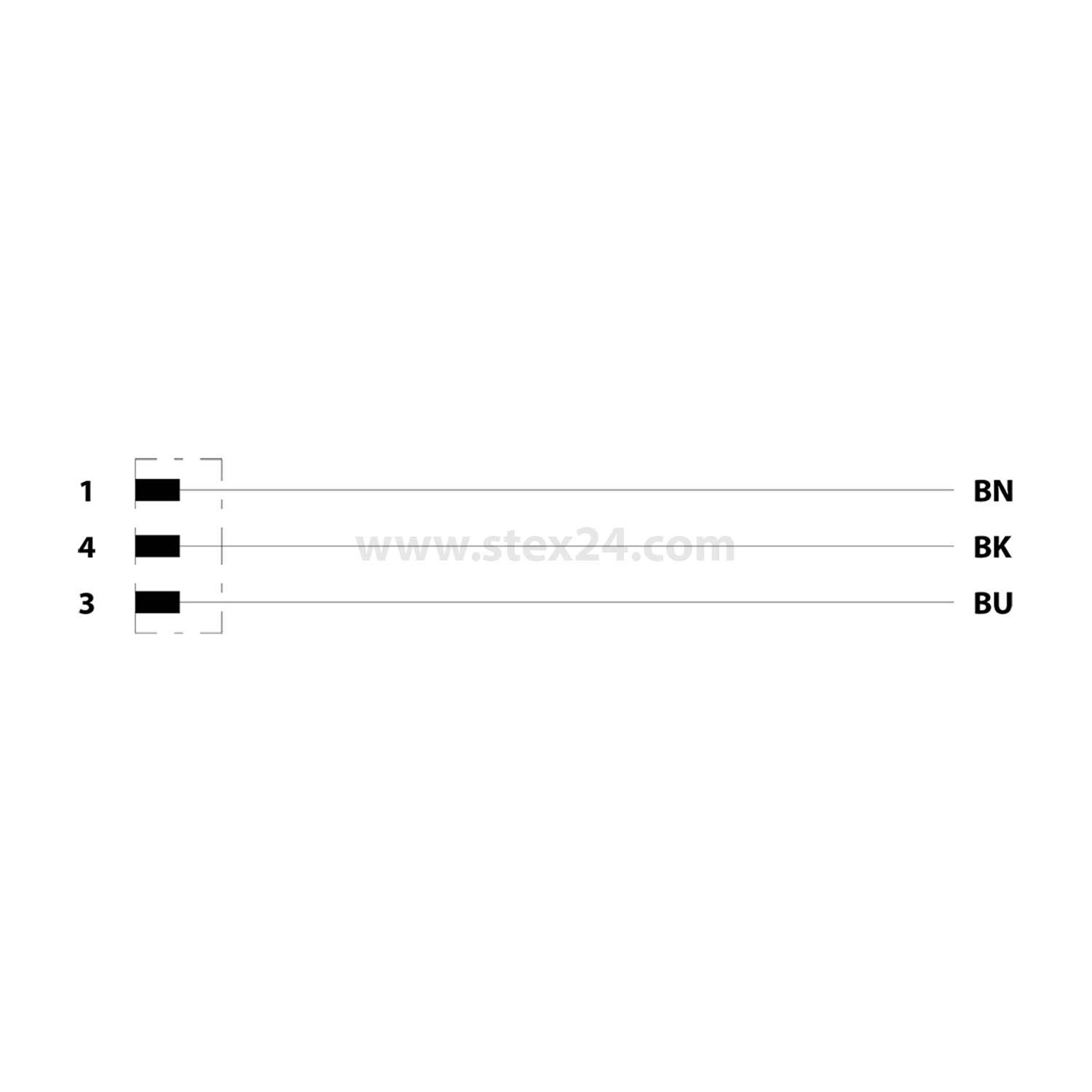 M12 Câble pour capteur PUR 3-à pôles Mâle droit compatible avec les chaînes porte-câbles A-Codage, Longueur 2,0 mètres gris noir RAL 7021, Câble Diamètre extérieur 3,9 mm