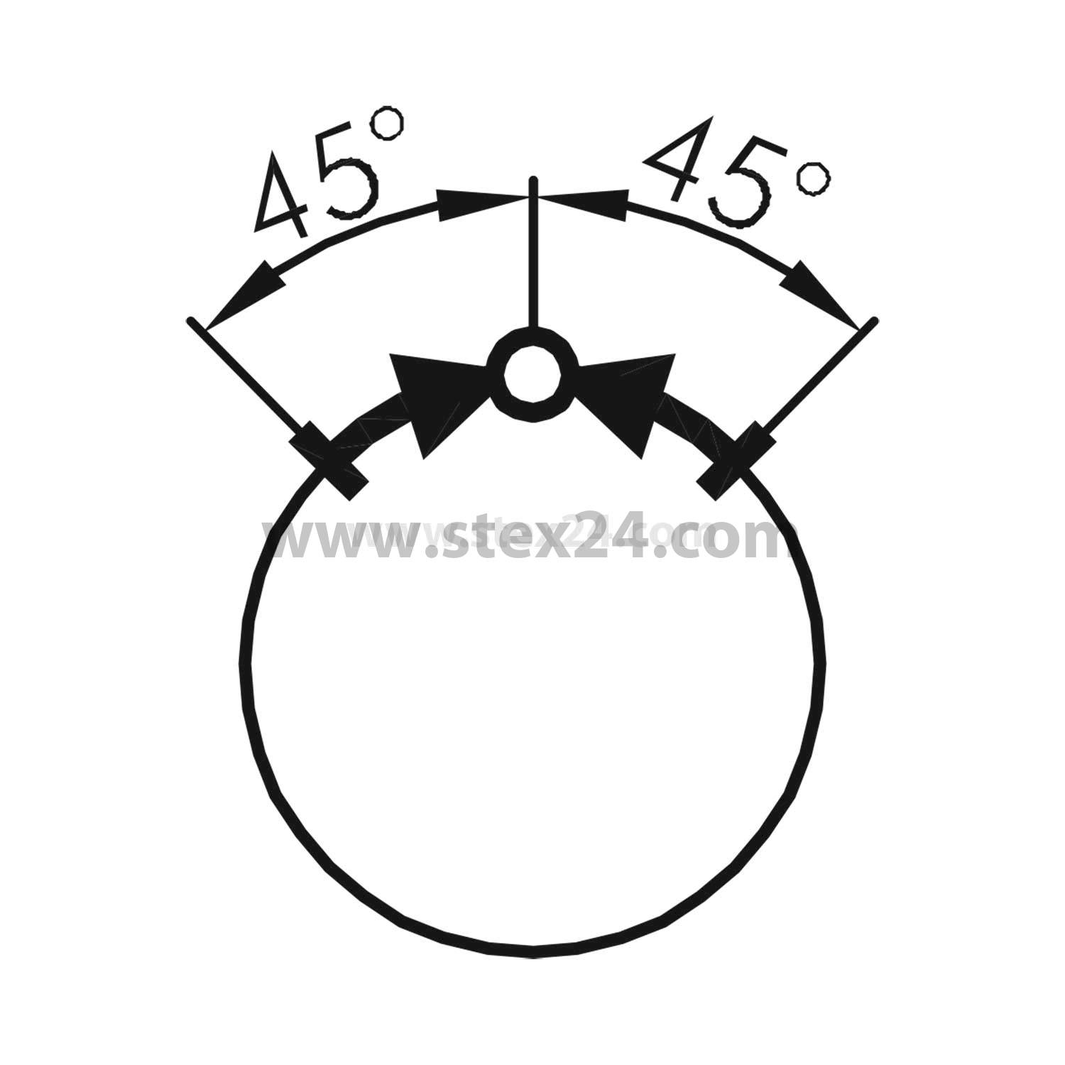 JRSSA23E Georg Schlegel Key button momentary around, RONDEX-JUWEL Hub 6.0 mm