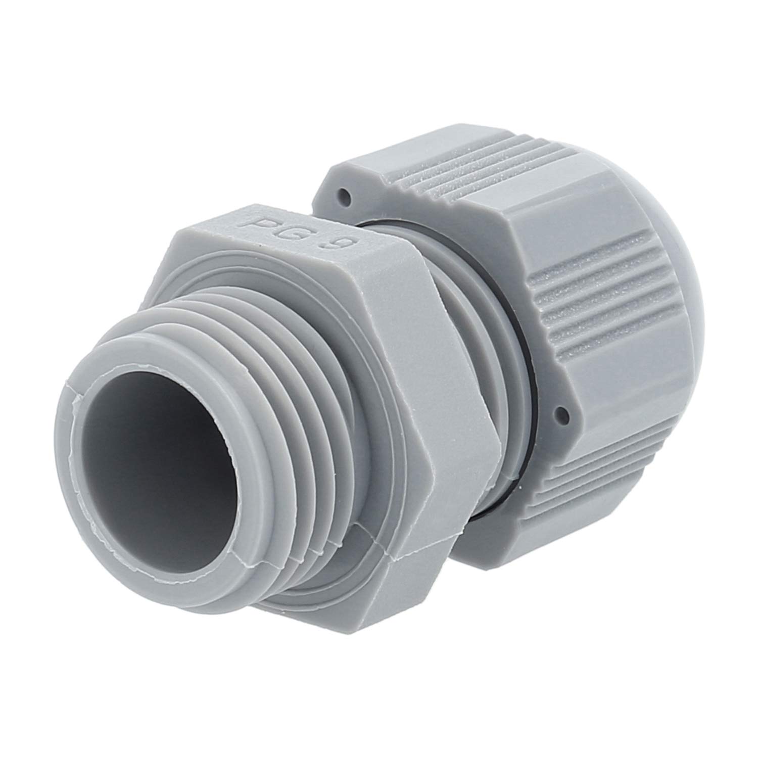 139156 Stex24 Plastic cable connector - Stex24 own brand PG9x1.41 SKU-E VPE 100 Polyamide (PA) Thread length 8.0 mm
