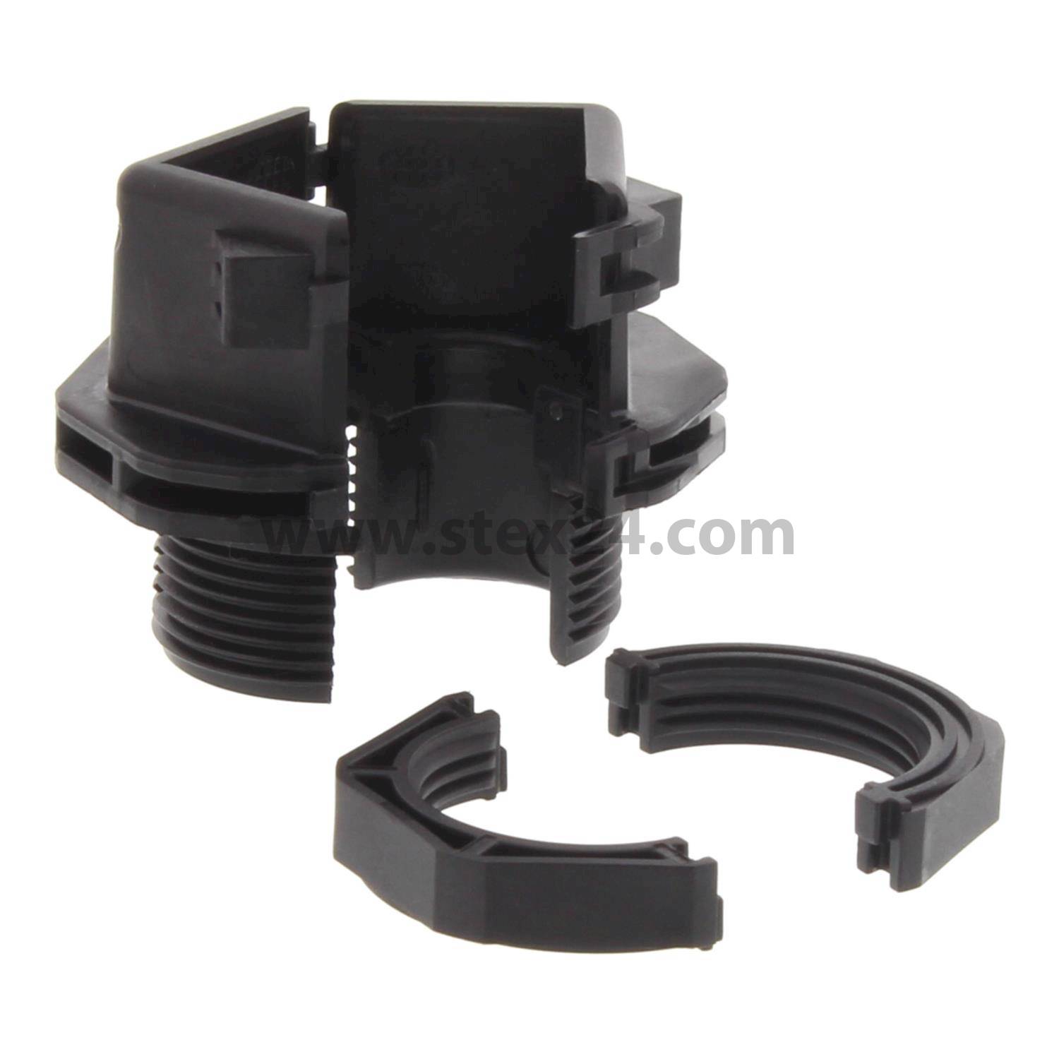 28611.4 CONTA-CLIP Cable connector divisible KDS-KV M25x1.5 for one sealing elements, small Mounting cut-out Diameter 25.2 mm