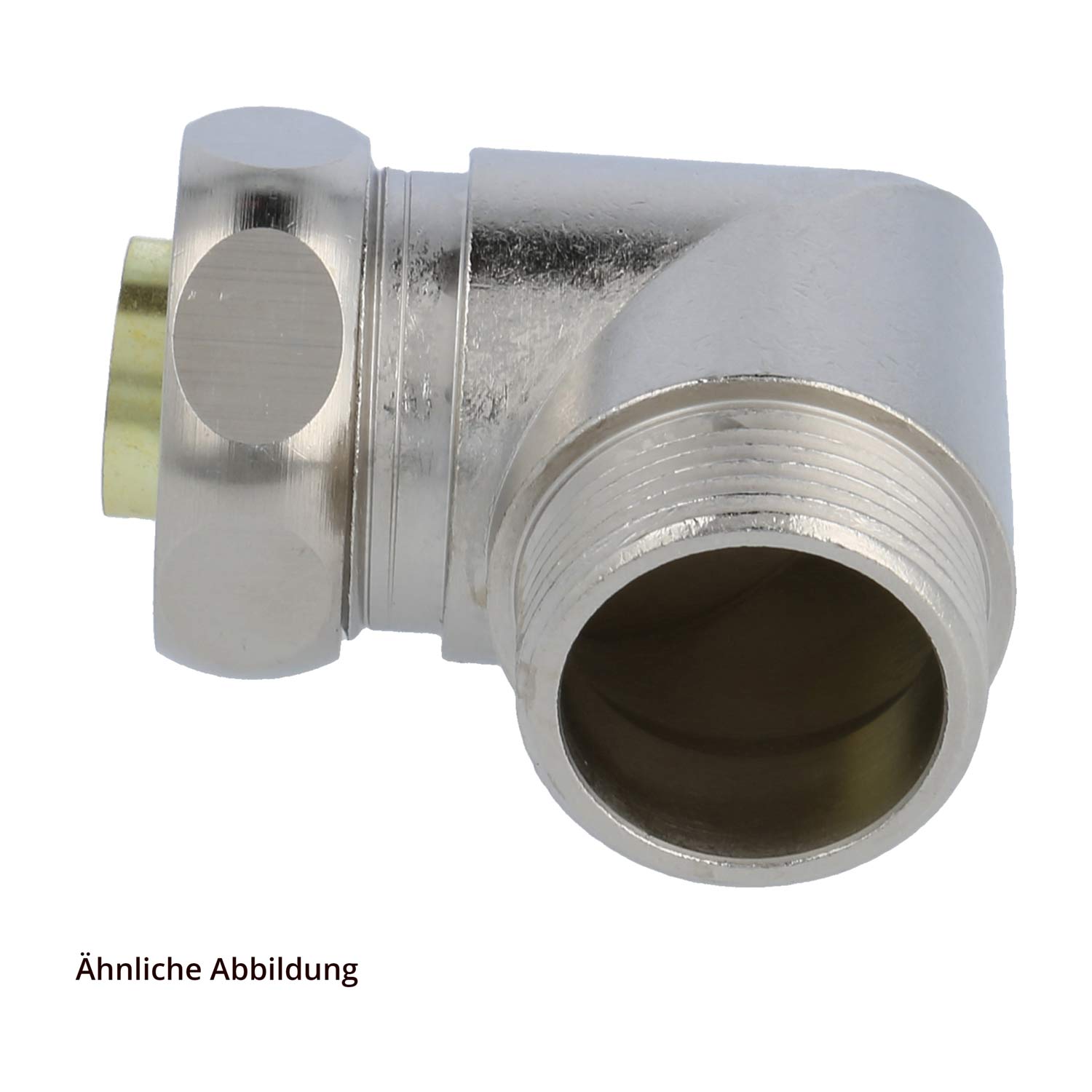 15010537040 FLEXA USW-M Metal fitting 90 degree angle Thread M40x1.5 for Tube outer diameter 36.0 mm for Tube inner diameter 27.0 mm