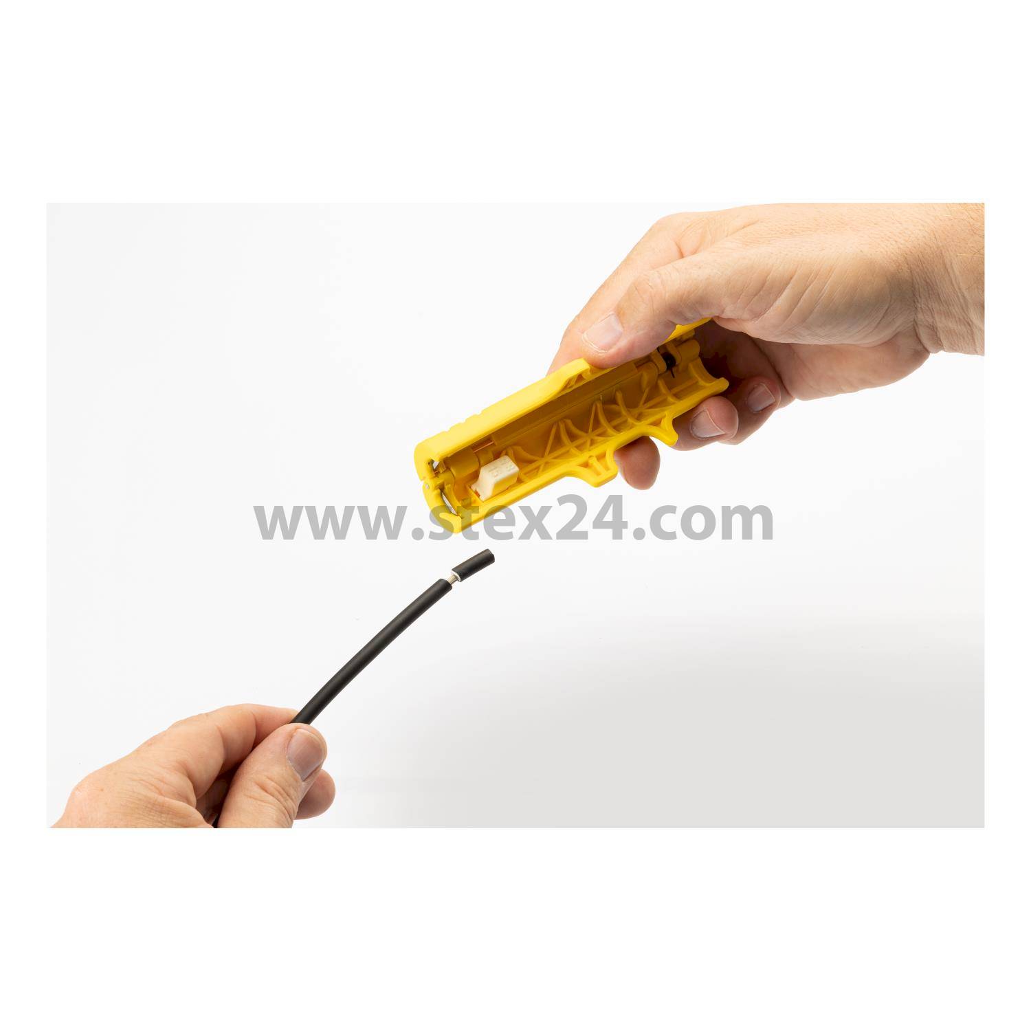 30195 JOKARI Dénudeur PV-Strip pour Câbles solaires adapté aux câbles ronds Diamètre extérieur 7,5 - 9,5 mm