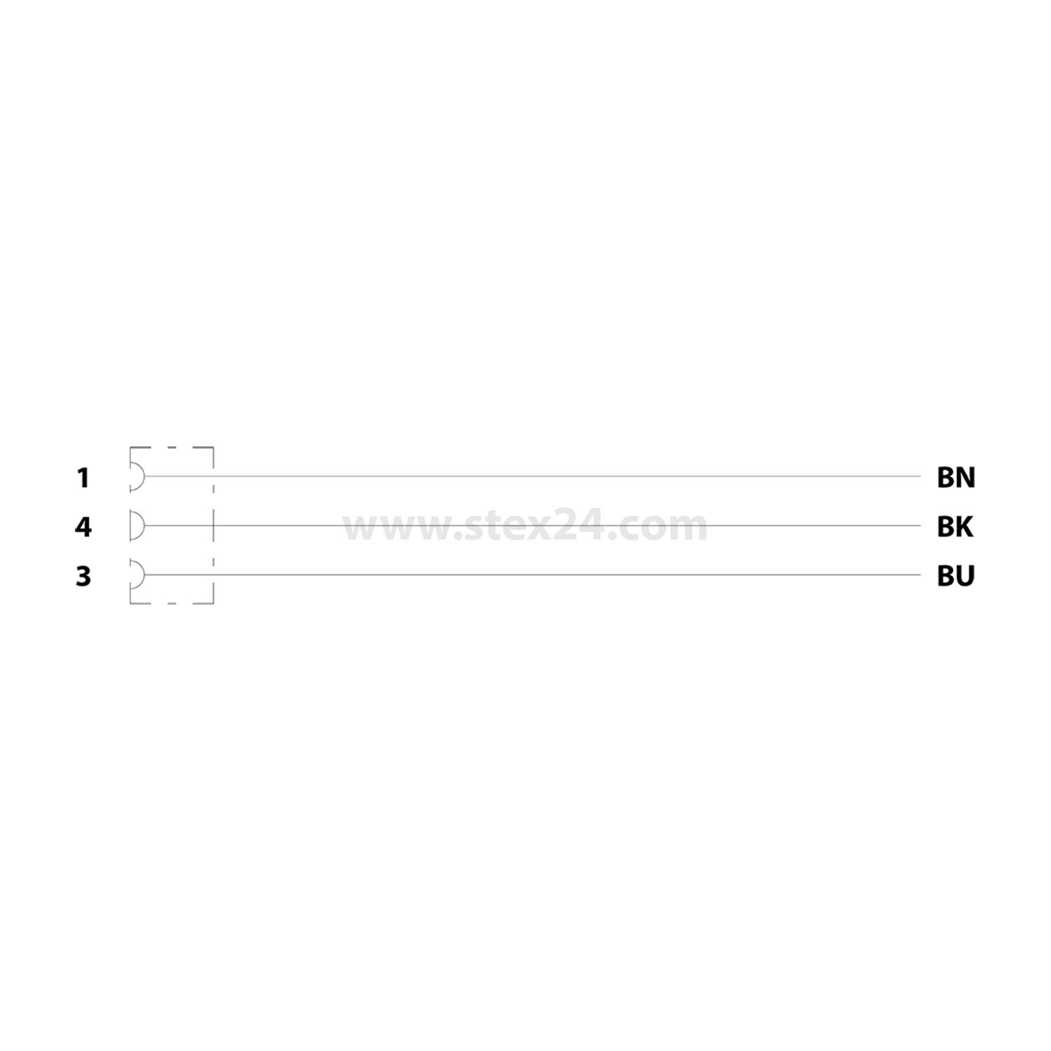 M8 Câble pour capteur PUR 3-à pôles Femelle coudé compatible avec les chaînes porte-câbles A-Codage, Longueur 2,0 mètres gris noir RAL 7021, Câble Diamètre extérieur 3,6 mm