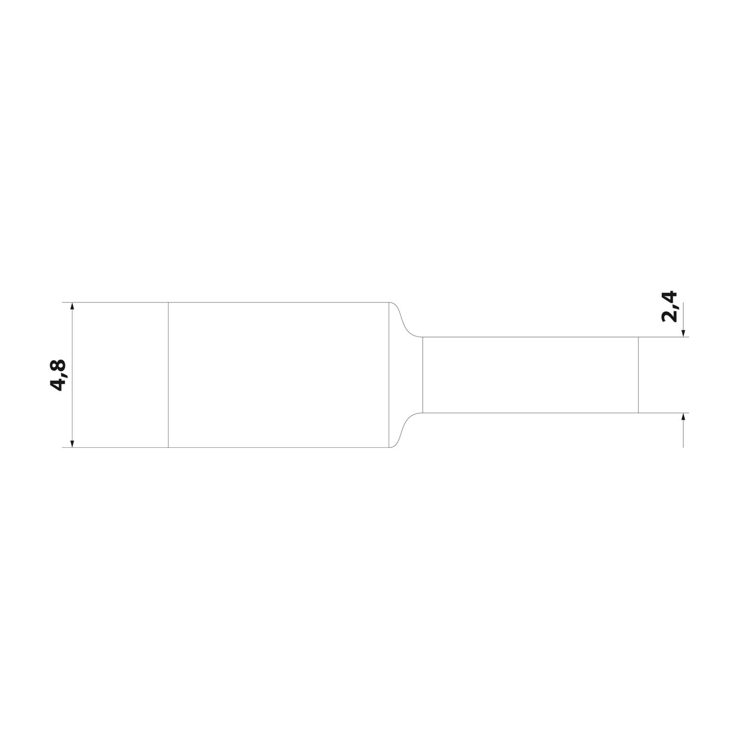 136519 Stex24 Gaine thermorétractable 2:1, Minibox avec 15,8 m, violet 4,8/2,4 mm, 3/16 pouce, WSB2 Température de rétraction min. 70 °C, entièrement pour min. 100 °C