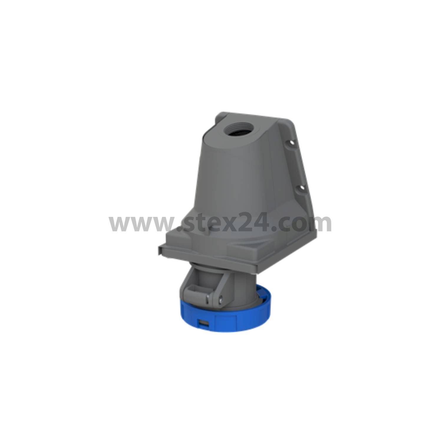 2CMA101213R1000 Amphenol 16 Ampere CEE Wandsteckdose 3-polig (2P+PE) Buchse, Kodierung 6h blau 200/250V Frequenz 50 und 60Hz