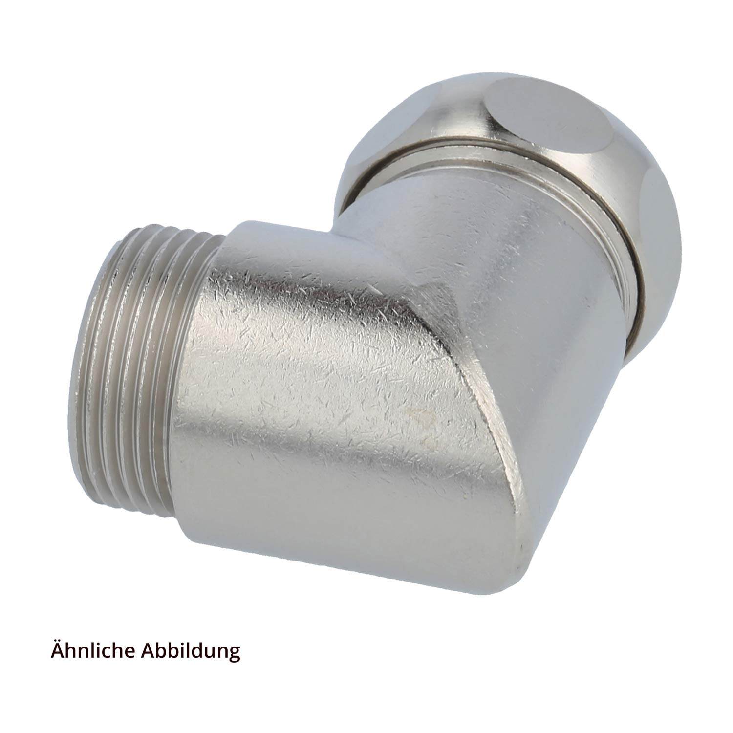 15010537040 FLEXA USW-M Metal fitting 90 degree angle Thread M40x1.5 for Tube outer diameter 36.0 mm for Tube inner diameter 27.0 mm