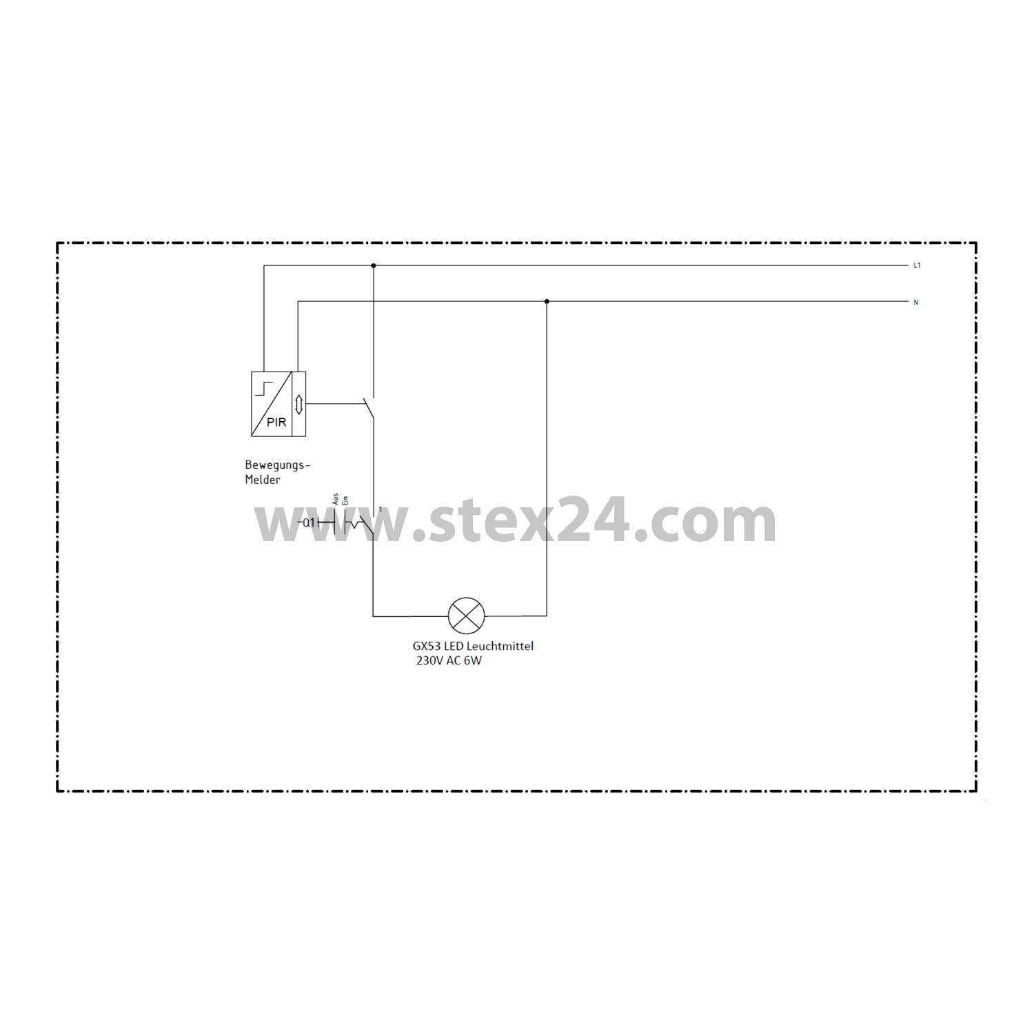 LED Kompaktleuchte mit Anschlusskabel, Serie LS07-Serie Energieeffizienzklasse F, 6W, 560 lm, 6000 K, CRI: 81 Spannung 220V - 240V, mit Ein-/Ausschalter