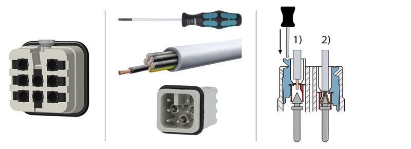 Kabel-anschliessen-Han-Quick-Lock-Anschluss Kabel-anschliessen-Han-Quick-Lock-Anschluss