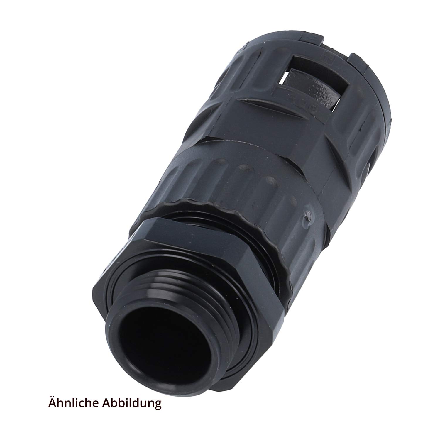 15020034215 Flexa RQGZ-P Raccord rapide droit Filetage PG13,5x1.41 pour Diamètre extérieur de tuyau 21,2 mm à haute étanchéité avec filetage mâle et décharge de traction