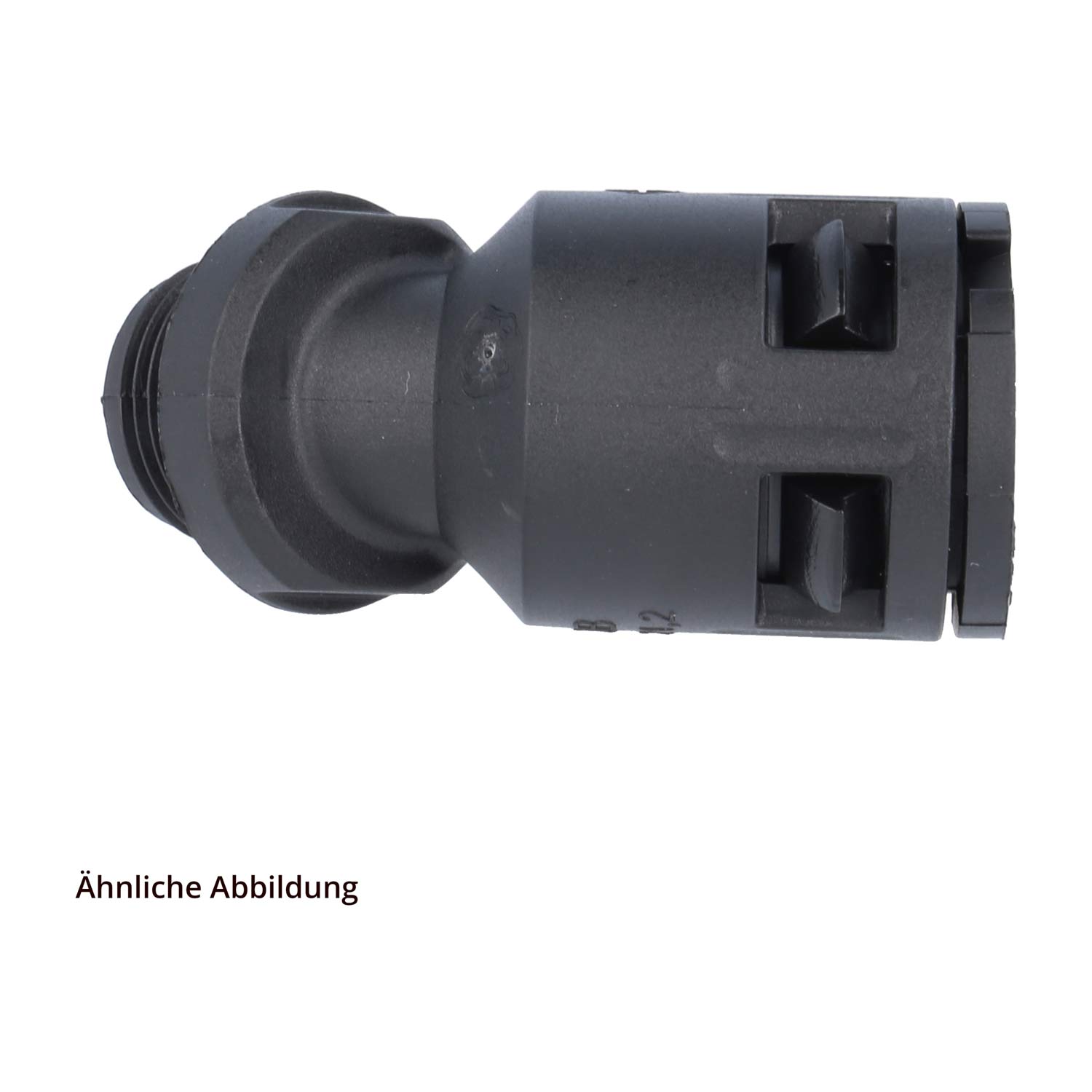 15020017206 Flexa RQB45-N Quick release fitting 45 degree bend Thread 1/2 inch for Tube outer diameter 21.2 mm high density with external thread