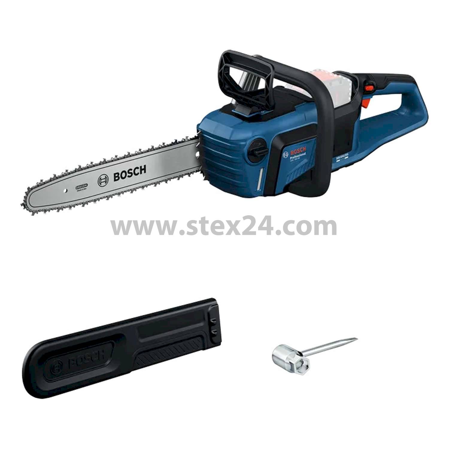 BOSCH Bosch battery chainsaw, GKE 18V-40 Bar length (chainsaw bar) 40.0 cm incl. without battery Battery voltage 18V Storage method Cardboard box