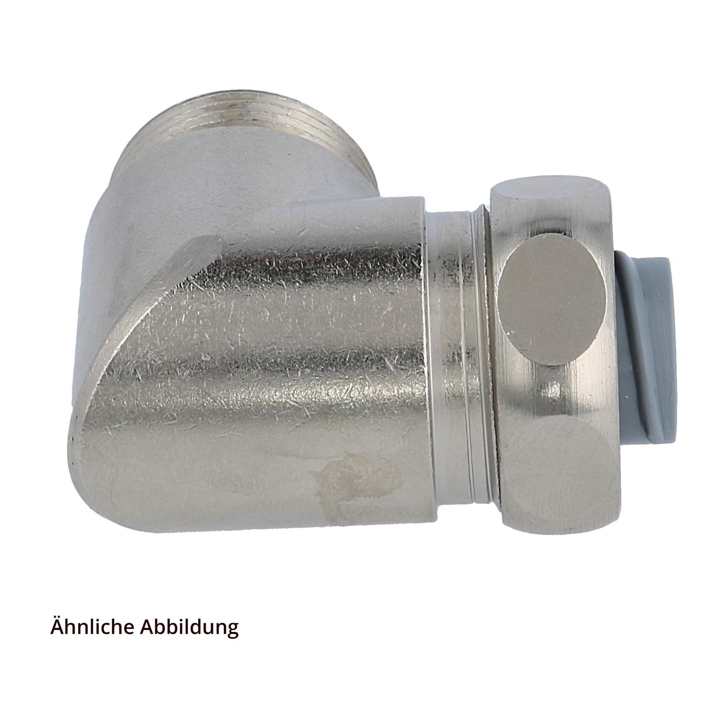 15010530063 Flexa USW-M Metal fitting 90 degree angle Thread M63x1.5 for Tube outer diameter 56.0 mm for Tube inner diameter 48.0 mm