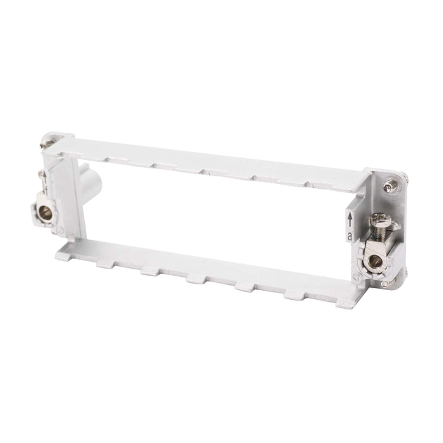 09140240311 Harting Han fixed frame (F), Size 24B Socket, for 6 modules Cross-section PE 1 mm² - 2.5 mm² / 4 mm² - 10 mm² Temperature range -40°C to 125°C