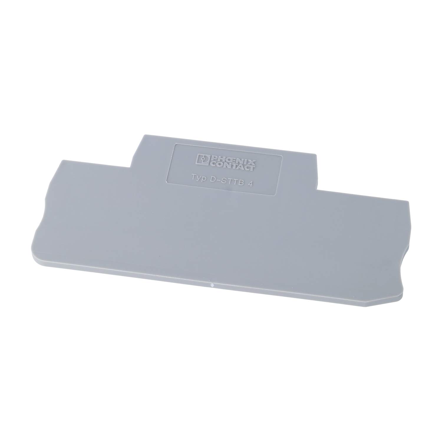 3030462 PHOENIX CONTACT End cover D-STTB 4 Colour grey, Material Polyamide (PA) suitable for Double deck clamp STTB 4