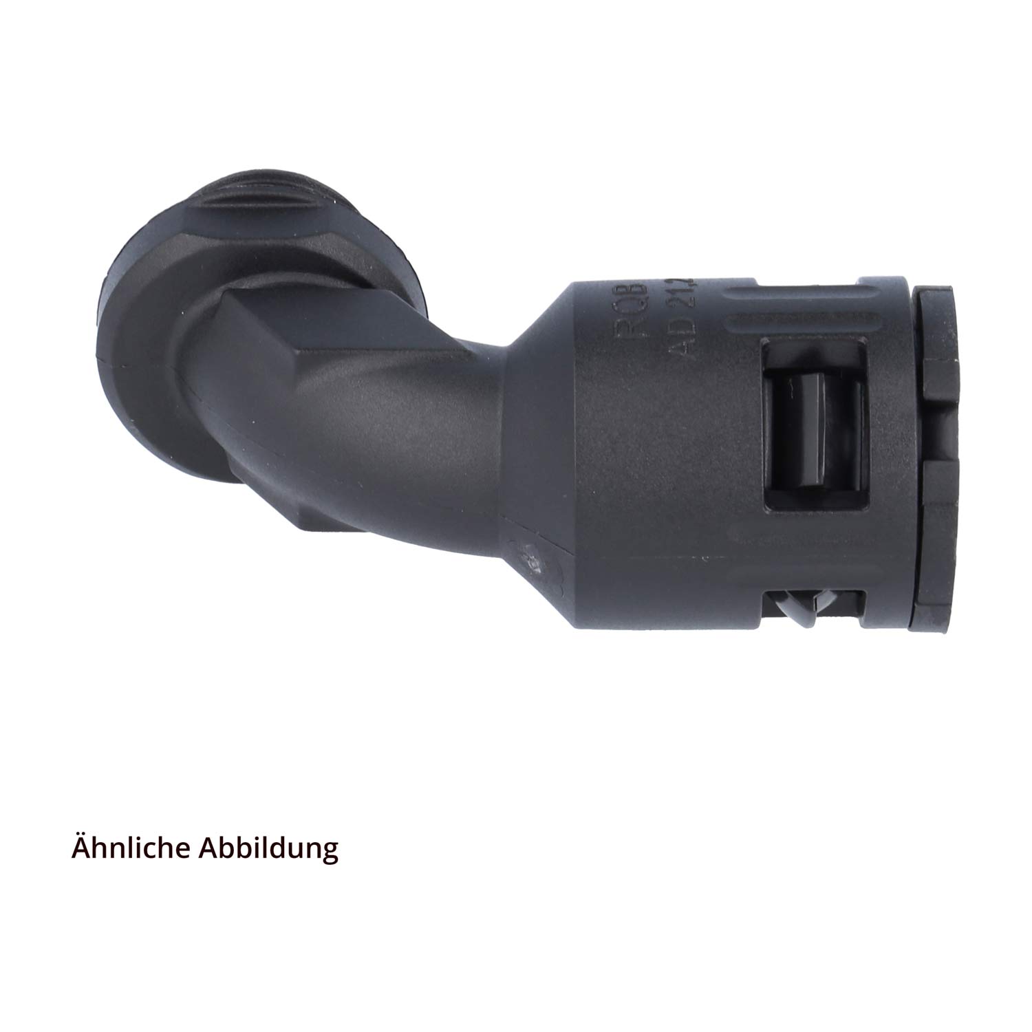 15103021220 Flexa RQB90-M Quick release fitting 90 degree bend Thread M20x1.5 for Tube outer diameter 21.2 mm high density with external thread