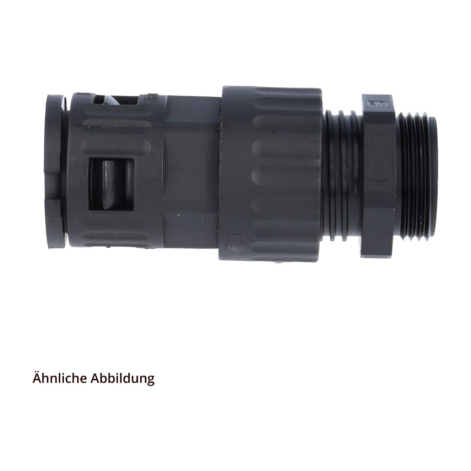 15705021205 Flexa RQGZ1-N Raccord rapide droit Filetage 1/2 pouce pour Diamètre extérieur de tuyau 21,2 mm à étanchéité conique avec filetage mâle et décharge de traction