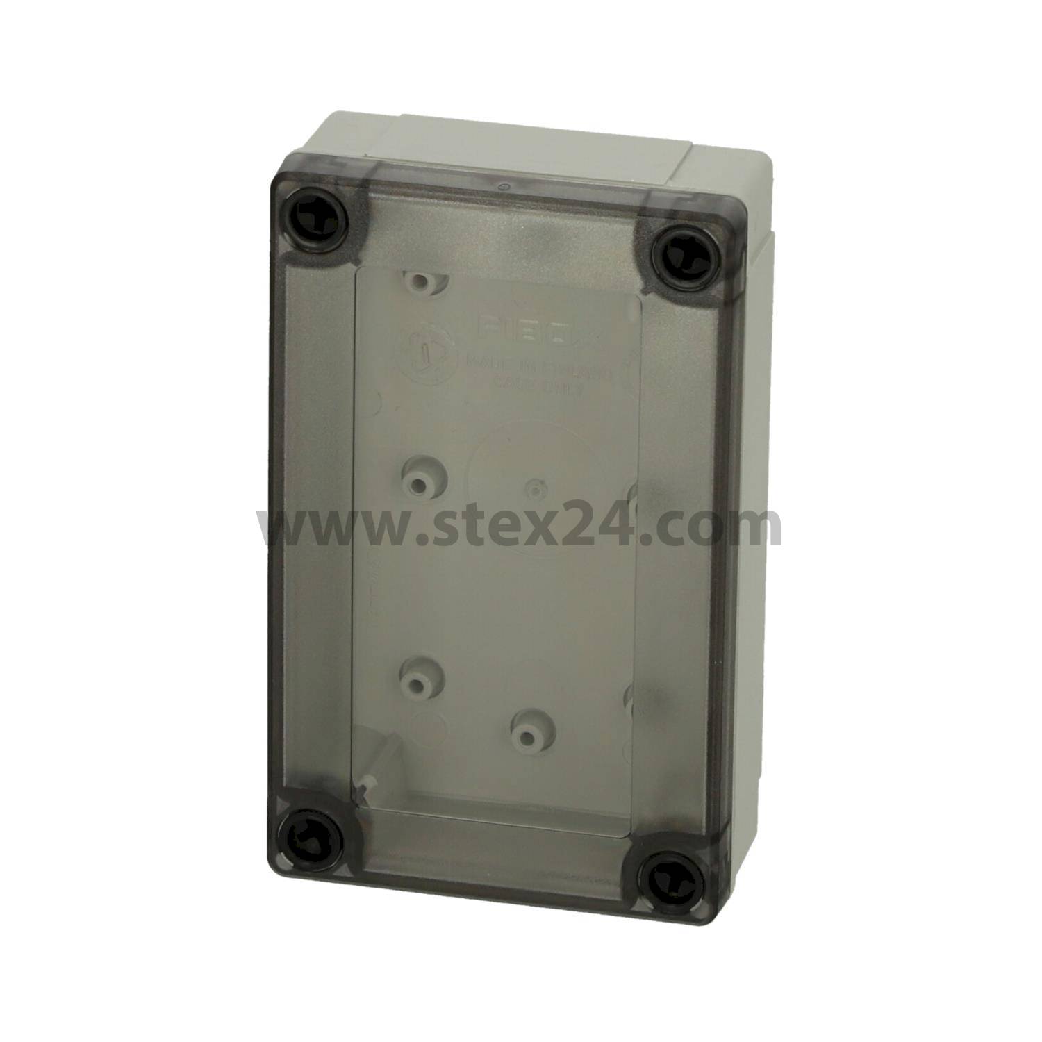FIBOX Gehäuse mit Dichtung und Deckel, Serie: MNX ohne metrischen Vorprägungen, Werkstoff Gehäuse Polycarbonat (PC) Maße L/B/H 130,0mmx80,0mmx35,0mm