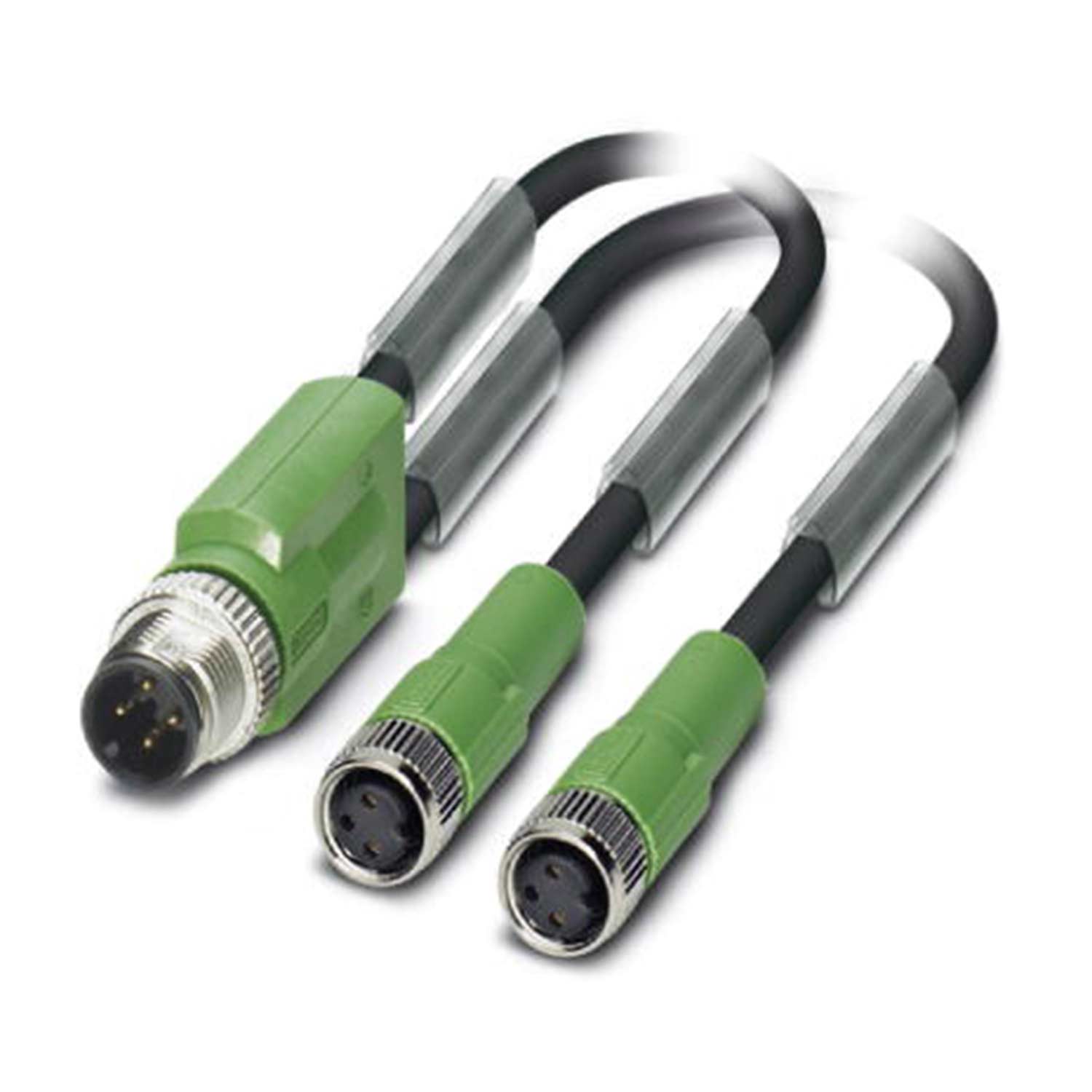 1458677 PHOENIX CONTACT M8/M8/M8 Verteilerkabel 1xStift/2xBuchse 