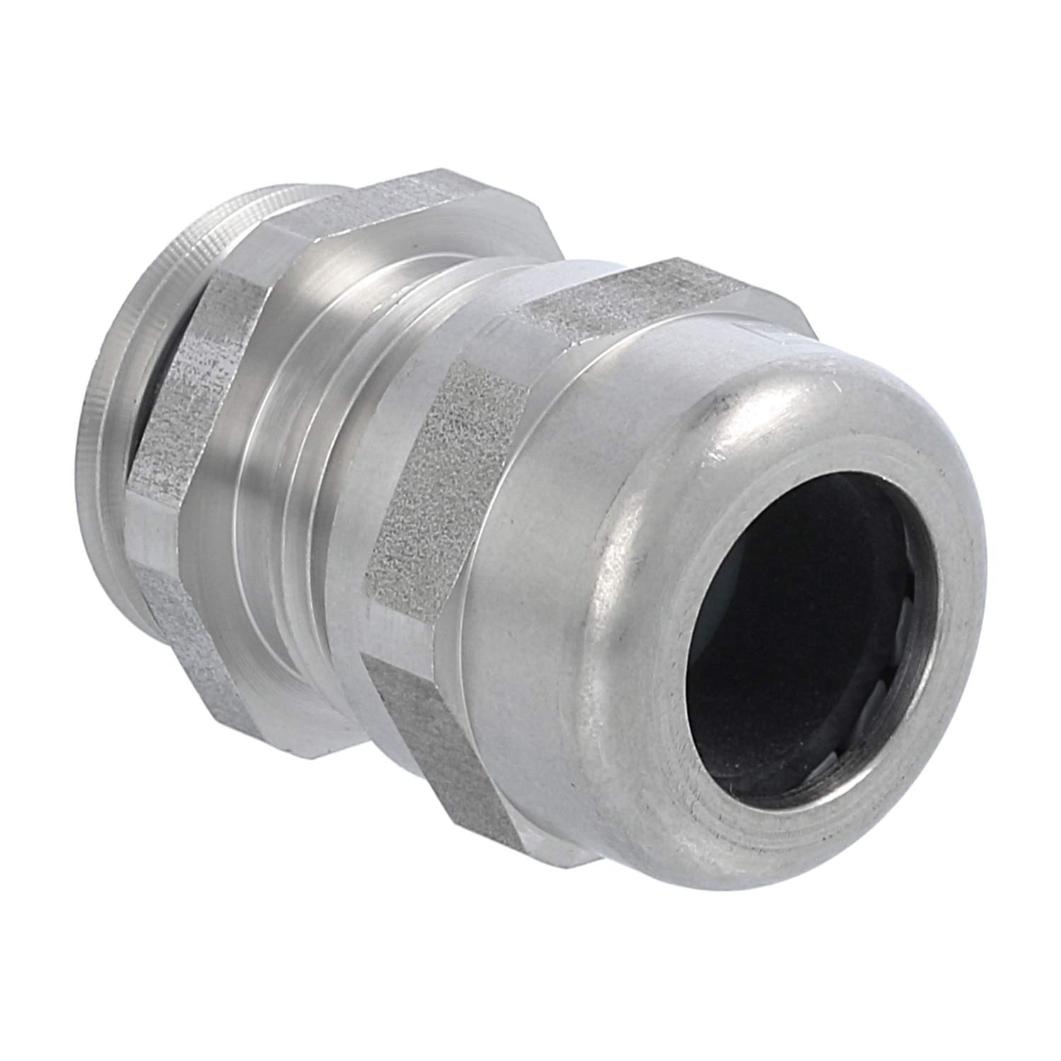 10069002 WISKA Presse-étoupe en acier inoxydable M20x1.5 SVA-M20 avec joint torique Acier inoxydable (1.4305) Longueur de filetage 6,0 mm