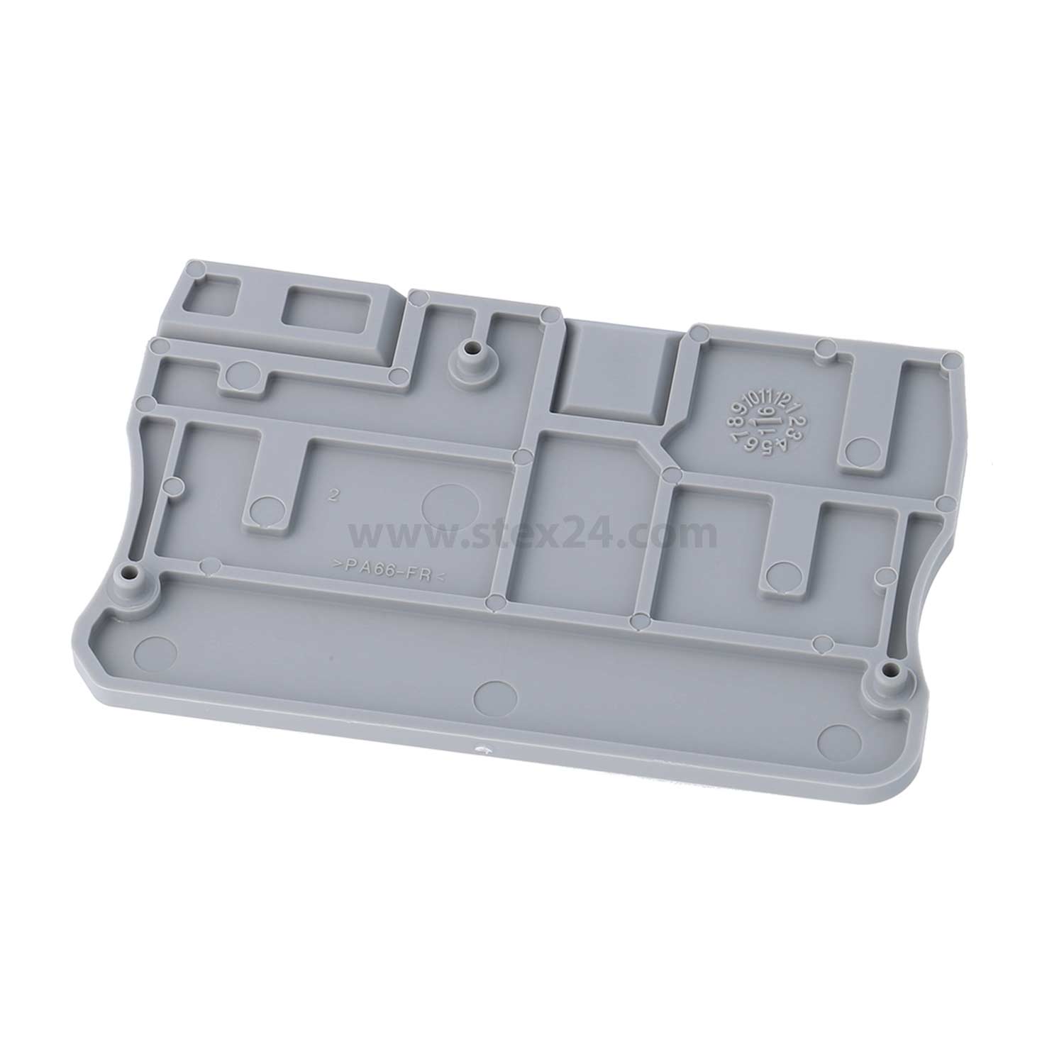 3212044 PHOENIX CONTACT End cover D-PT 6 Colour grey, Material Polyamide (PA) suitable for Feed-through terminal PT 6