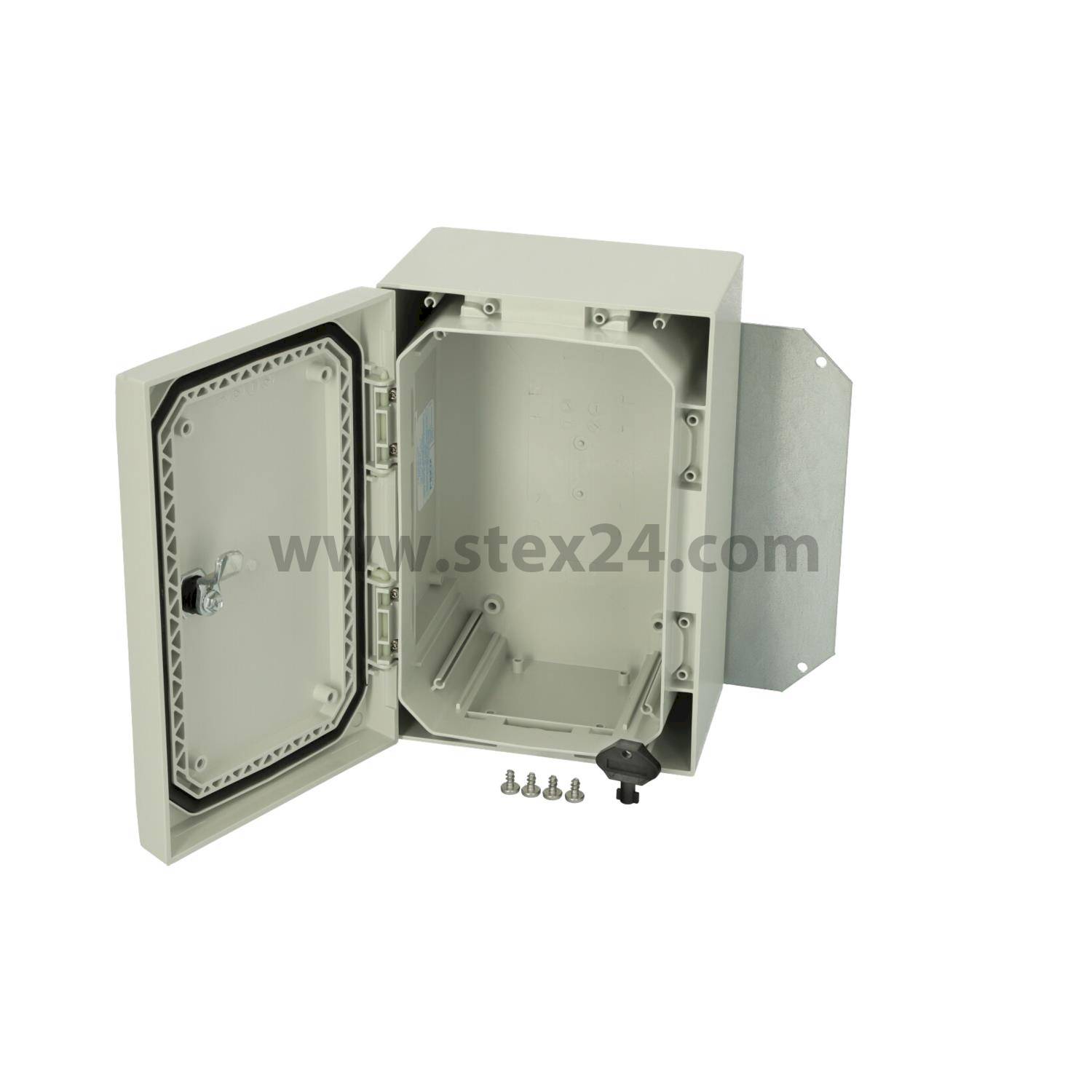 FIBOX Wall-mounted control cabinet with cover and cover seal, Series: ARCA IEC without metric embossing, Material Housing Polycarbonate (PC) Dimensions L/W/H 300.0 mmx200.0 mmx150.0 mm
