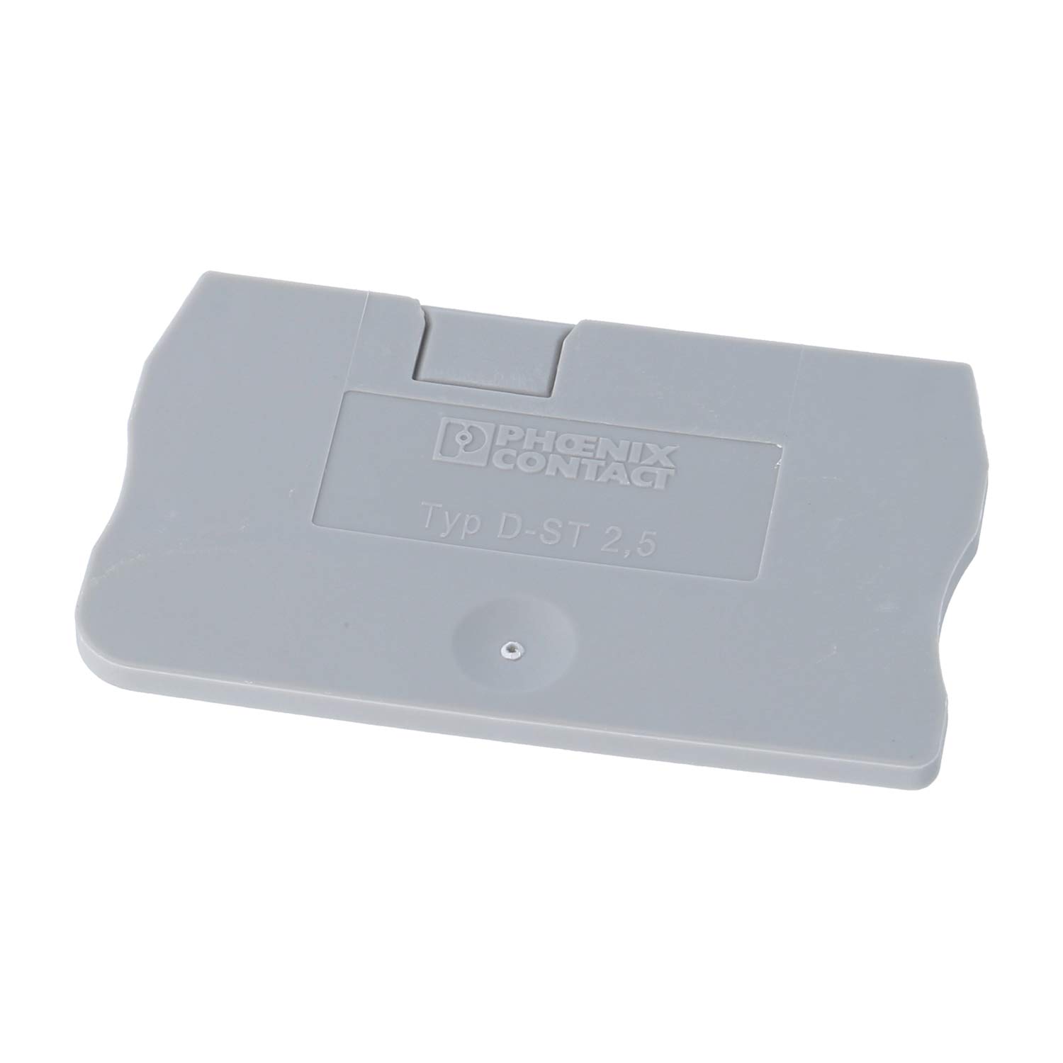 3030417 PHOENIX CONTACT End cover D-ST 2.5 Colour grey, Material Polyamide (PA) suitable for Feed-through terminal ST 2.5