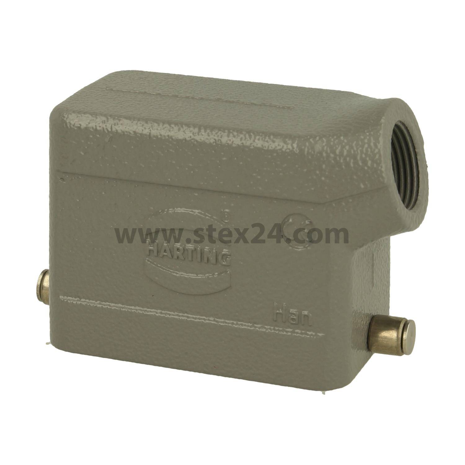 19302101540 Harting Han 10B HMC Hood low, 1xM20 lateral cable outlet, for 1 levers (on the lower part)