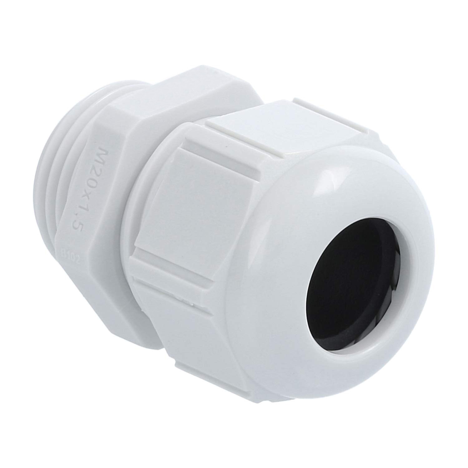 187330 Stex24 Plastic cable connector - Stex24 own brand M20x1.5 SKU-E Polyamide (PA) Thread length 10.0 mm