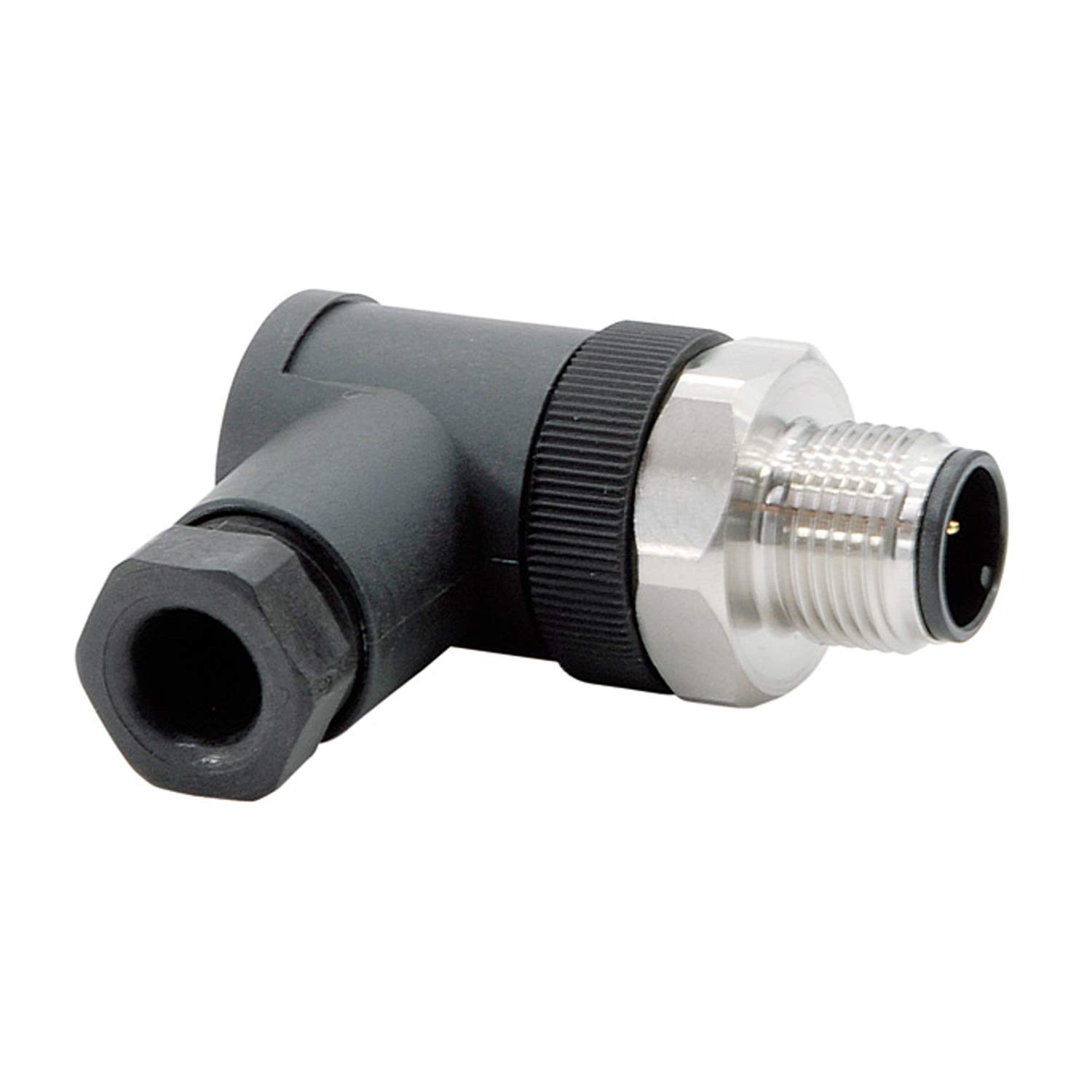 1553200 PHOENIX CONTACT M12 Connecteurs pour capteur coudé Mâle Connexion à vis, Nombre de pôles 4-à pôles Sortie de câble sur le côté, Plage de serrage 4,0 mm - 6,0 mm