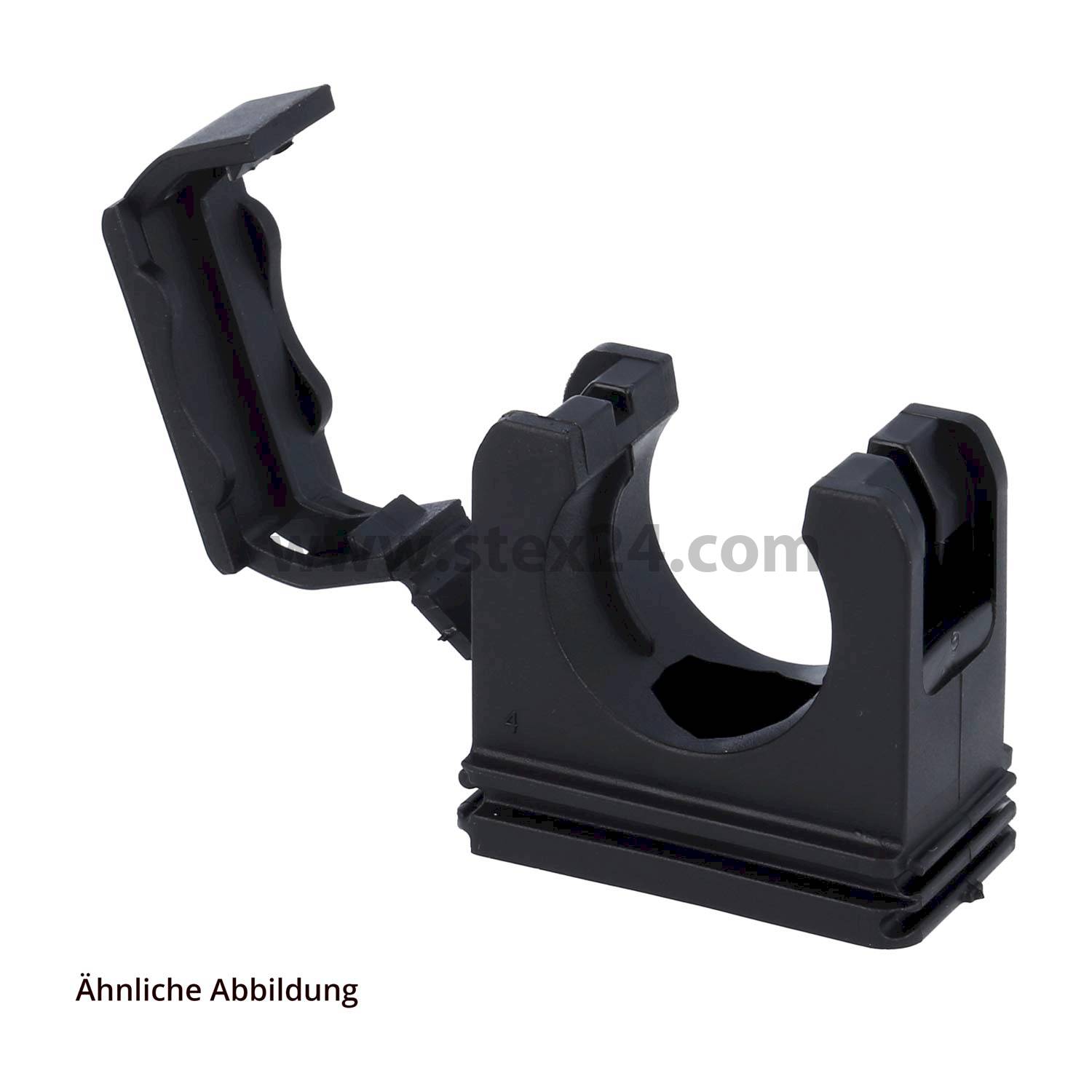 15030020216 Flexa FSHB 211 Porte-tuyau avec couvercle pour Diamètre extérieur de tuyau 21,2 mm pour Gaine annelée diam. ext. 21,2 mm