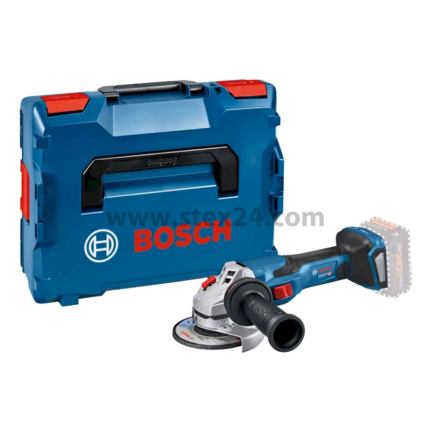 BOSCH Bosch battery angle grinder, GWS 18V-15 C 125.0 mm x 22.23 mm incl. without battery Battery voltage 18V similar to 1500W, No-load speed 9800 rpm