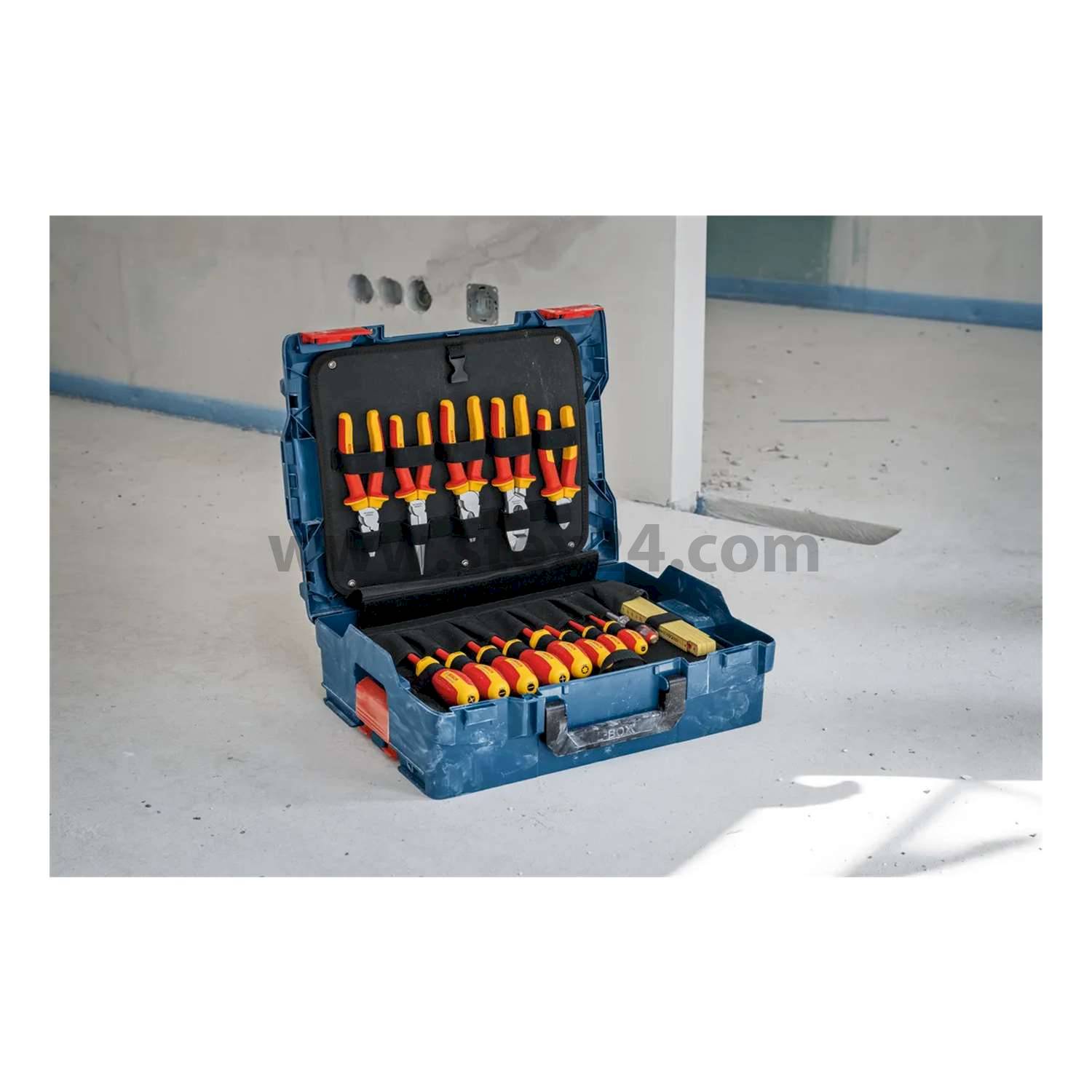 BOSCH Bosch electrician’s case SET 37 pieces Material Chrome vanadium steel (CrV) Storage method System case