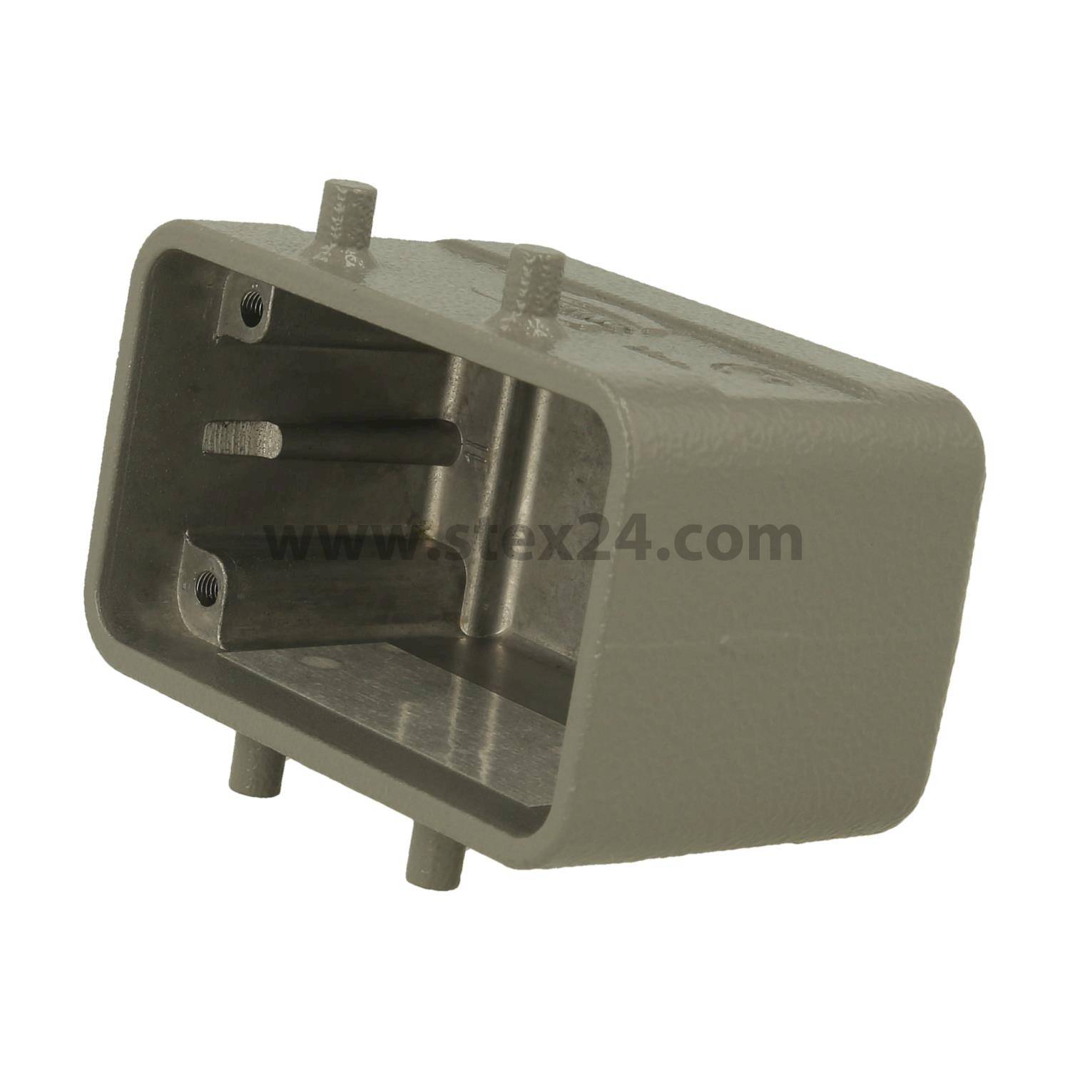 19340030420 Harting Han 10B HvE Hood low, 1xM20 straight cable outlet, for 2 levers (on the lower part)