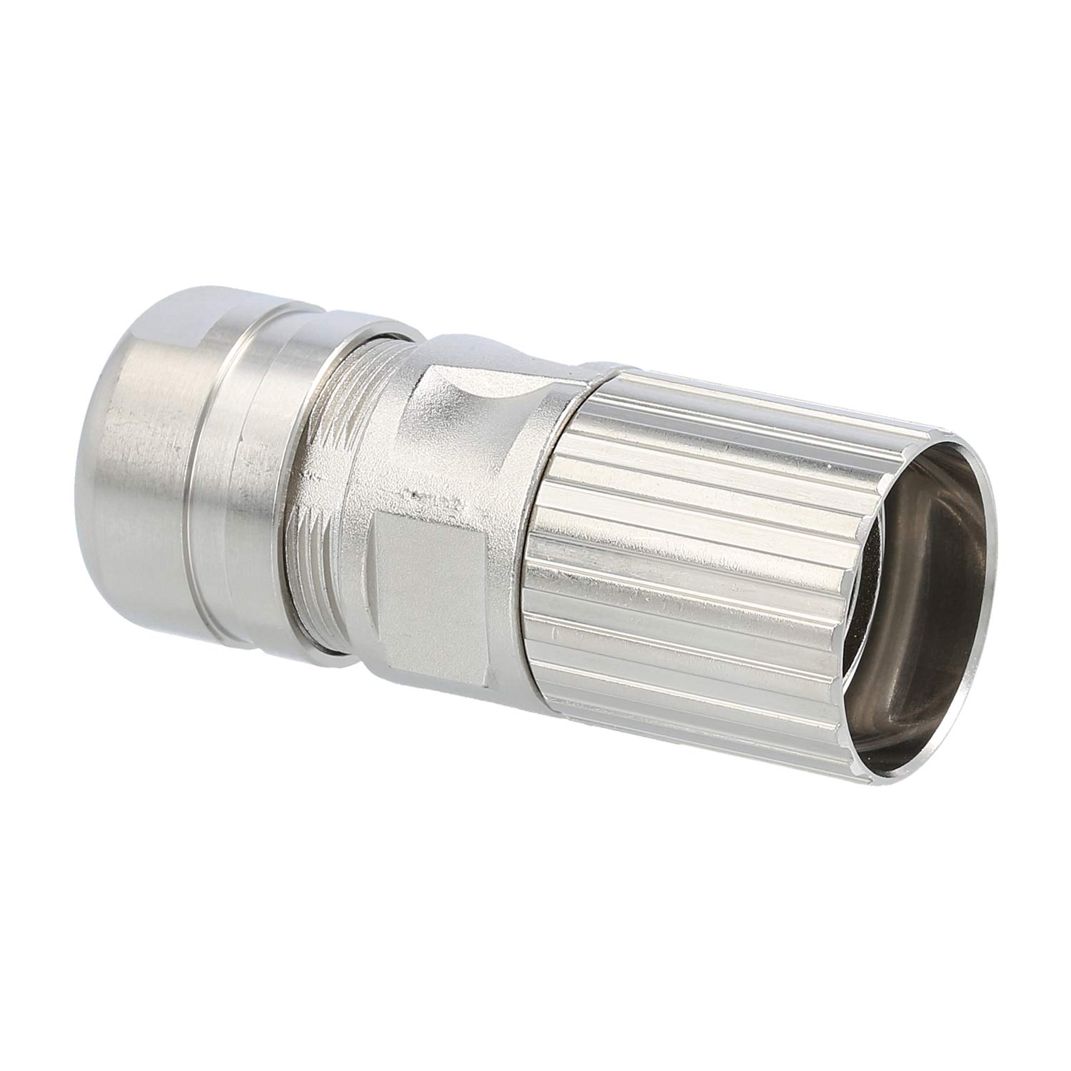 1615063 PHOENIX CONTACT M23 RF Cable connector straight Pin / Socket Cable outlet straight, Clamping range 3.0 mm - 13.2 mm Colour silver