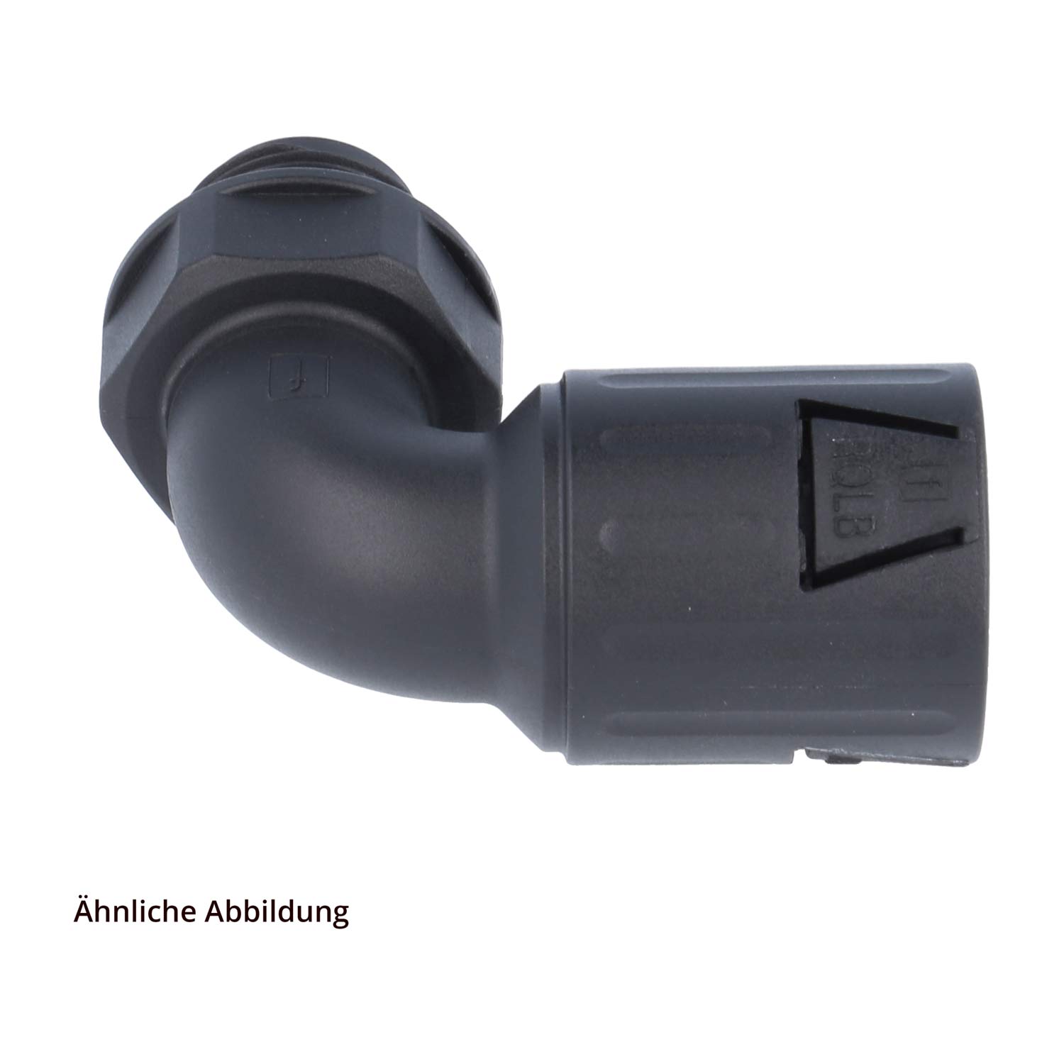 15717021205 Flexa RQLB1 90-N Quick release fitting 90 degree bend Thread 1/2 inch for Tube outer diameter 21.2 mm conical sealing with external thread
