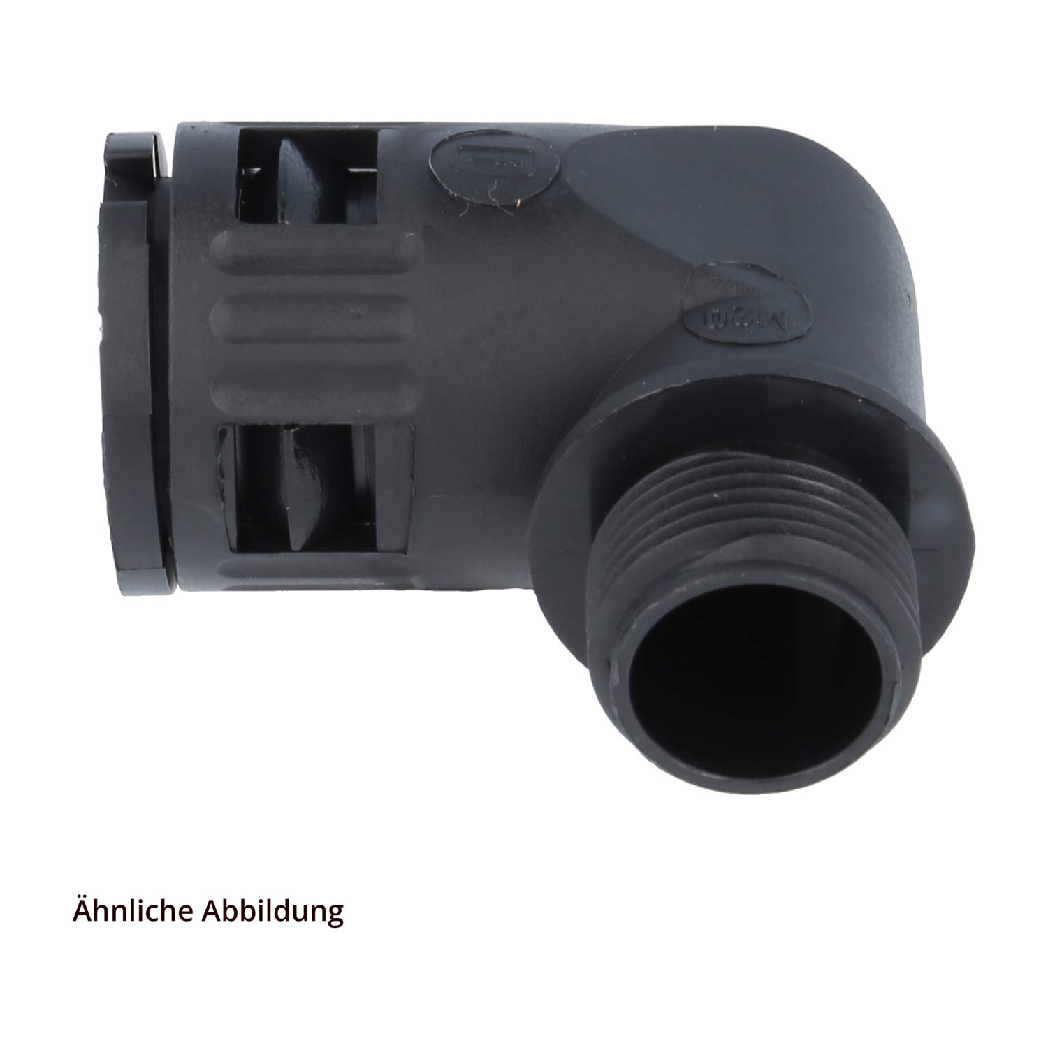 15020028216 Flexa RQW-P Quick release fitting 90 degree angle Thread PG16x1.41 for Tube outer diameter 21.2 mm high density with external thread