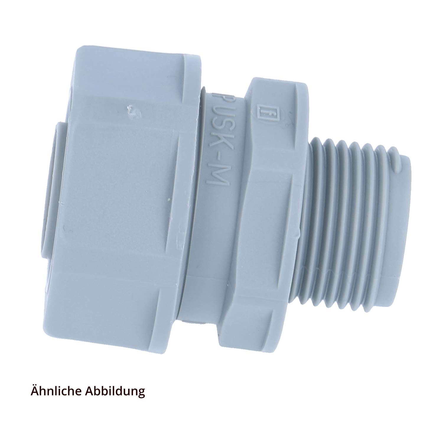 15020330020 Flexa FUSM Plastic screw fitting straight Thread M20x1.5 for Tube outer diameter 21.0 mm for Tube inner diameter 16.0 mm