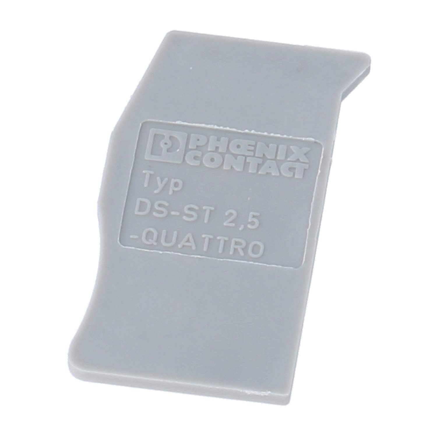 3036602 PHOENIX CONTACT Cover segment DS-ST 2.5 Colour grey, Material Polyamide (PA) suitable for Feed-through terminal ST 2.5