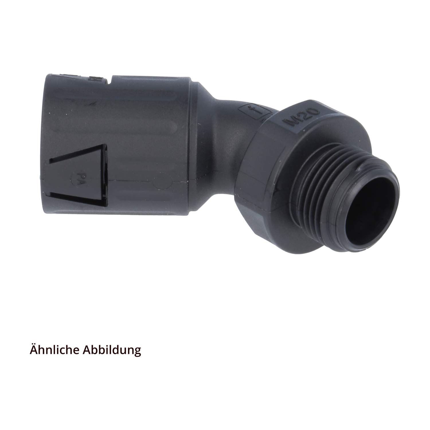 15718021205 Flexa RQLB1 45-N Quick release fitting 45 degree bend Thread 1/2 inch for Tube outer diameter 21.2 mm conical sealing with external thread